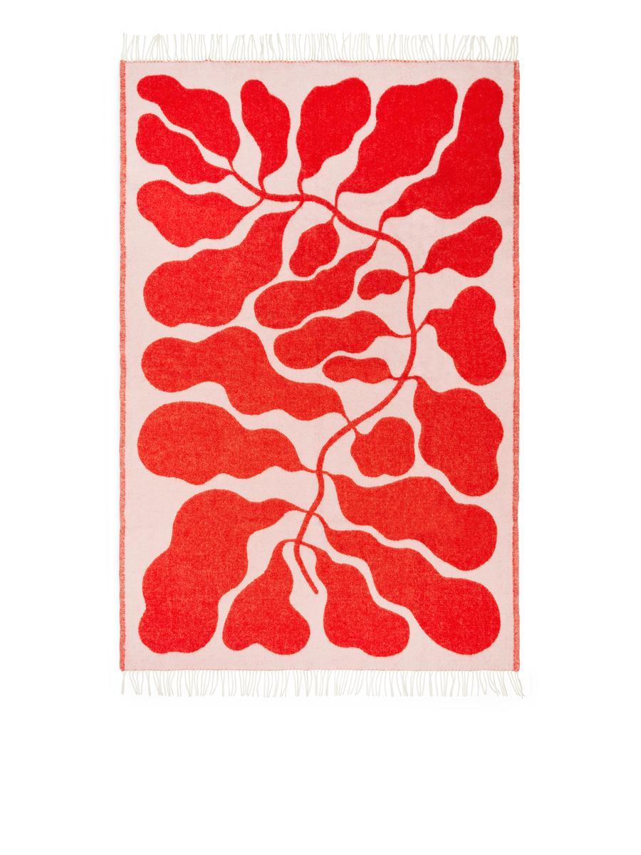 Linnea Andersson Blanket – Red/Pink – Homeware – ARKET DK