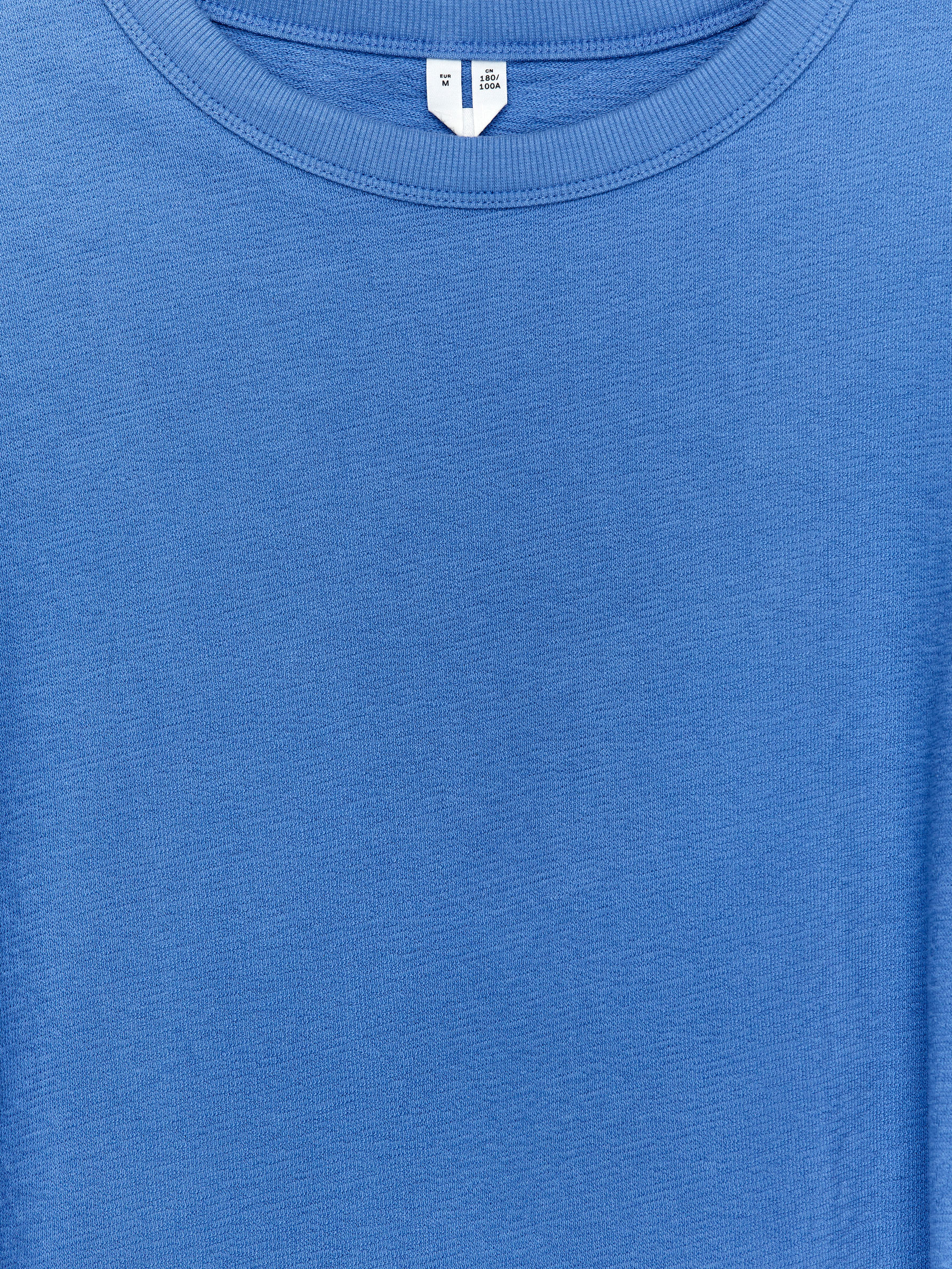 Relaxed Bouclé T-Shirt - Mid Blue - Loose fit - Men - StillMedia/DescriptiveDetail - 2