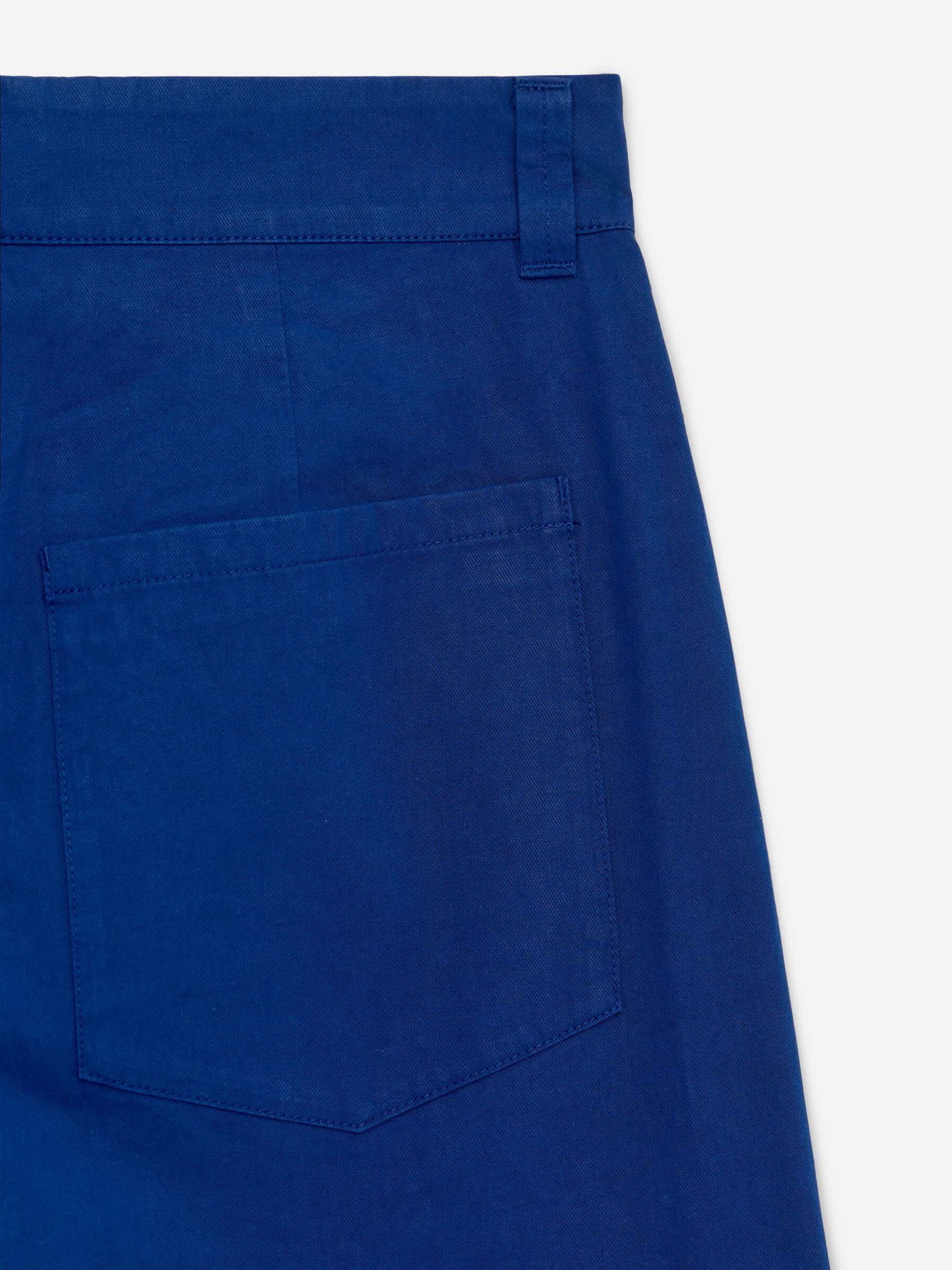 Cotton-Linen Chino Trousers - Blue - Relaxed fit - Women - StillMedia/DescriptiveDetail - 2