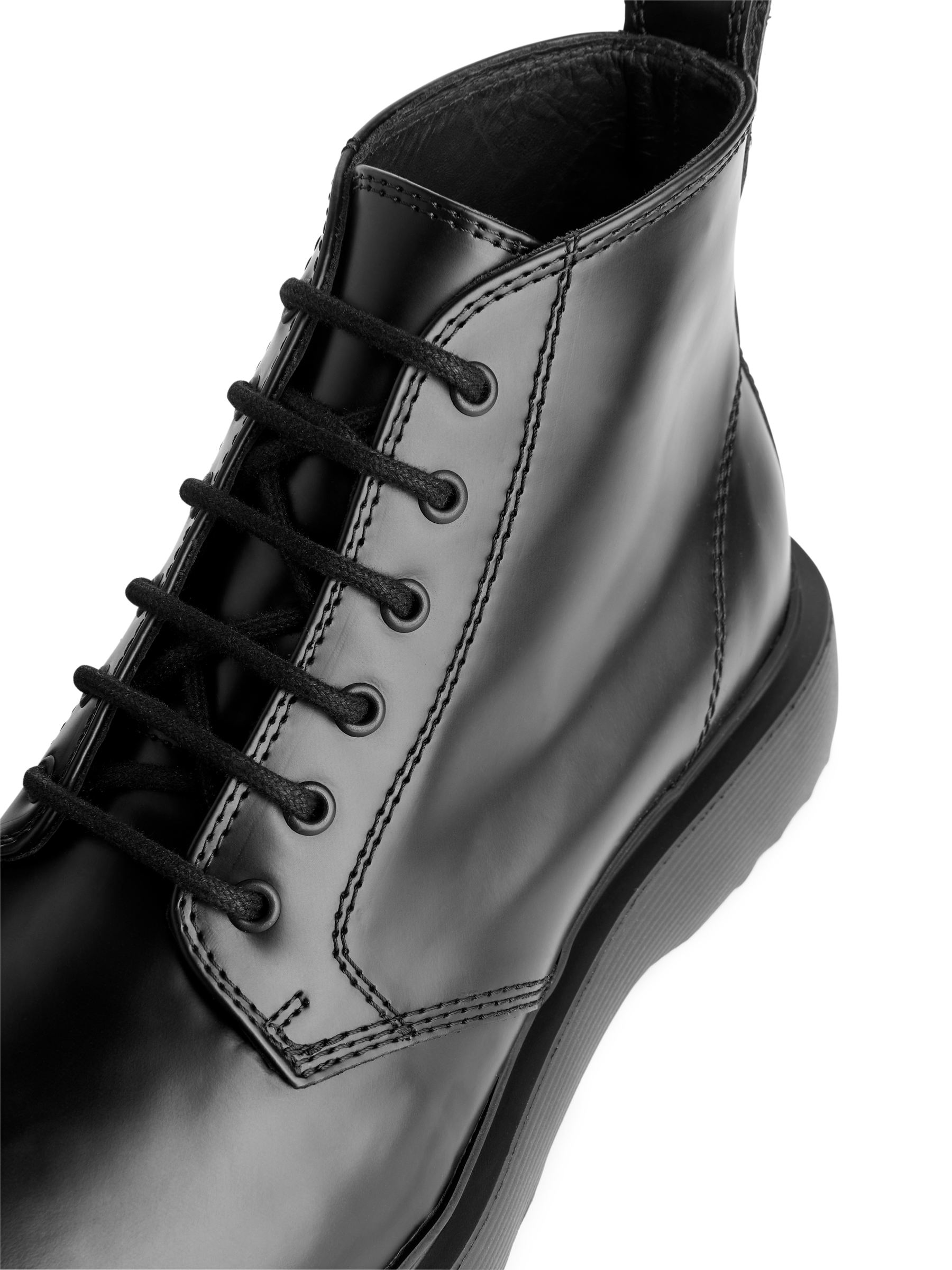 Stivali in pelle con lacci - Nero - Men - StillMedia/DescriptiveDetail - 5