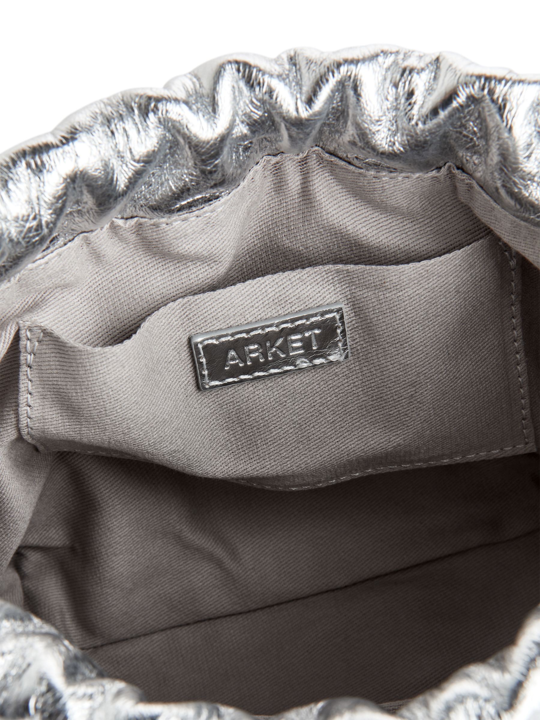 Sacoche en cuir - Argent - Femme - StillMedia/DescriptiveDetail - 3