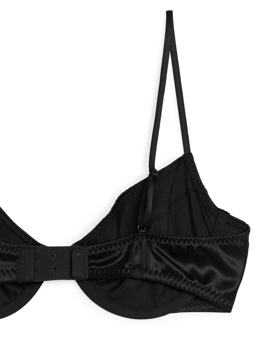 Silk Wire Bra - Black - Women - 1190606001