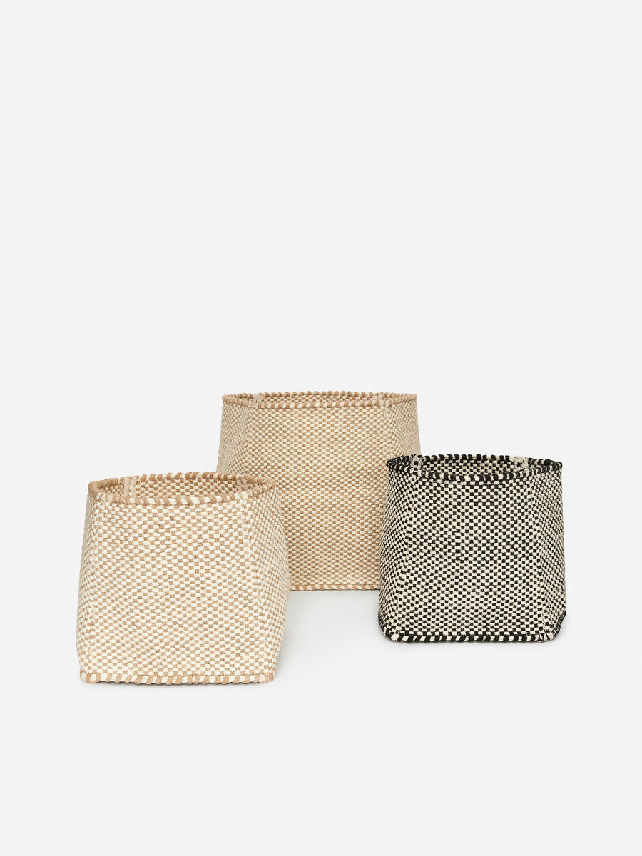 Panier de rangement en jute 35 cm-#E8E4D5-13815