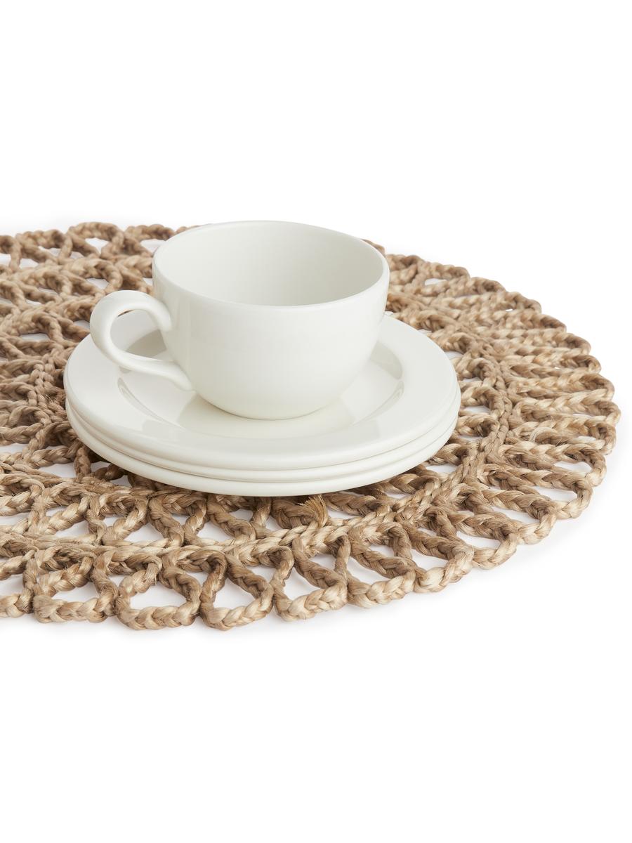 Jute Placemat 38 cm - Beige - Homeware - 1154363001