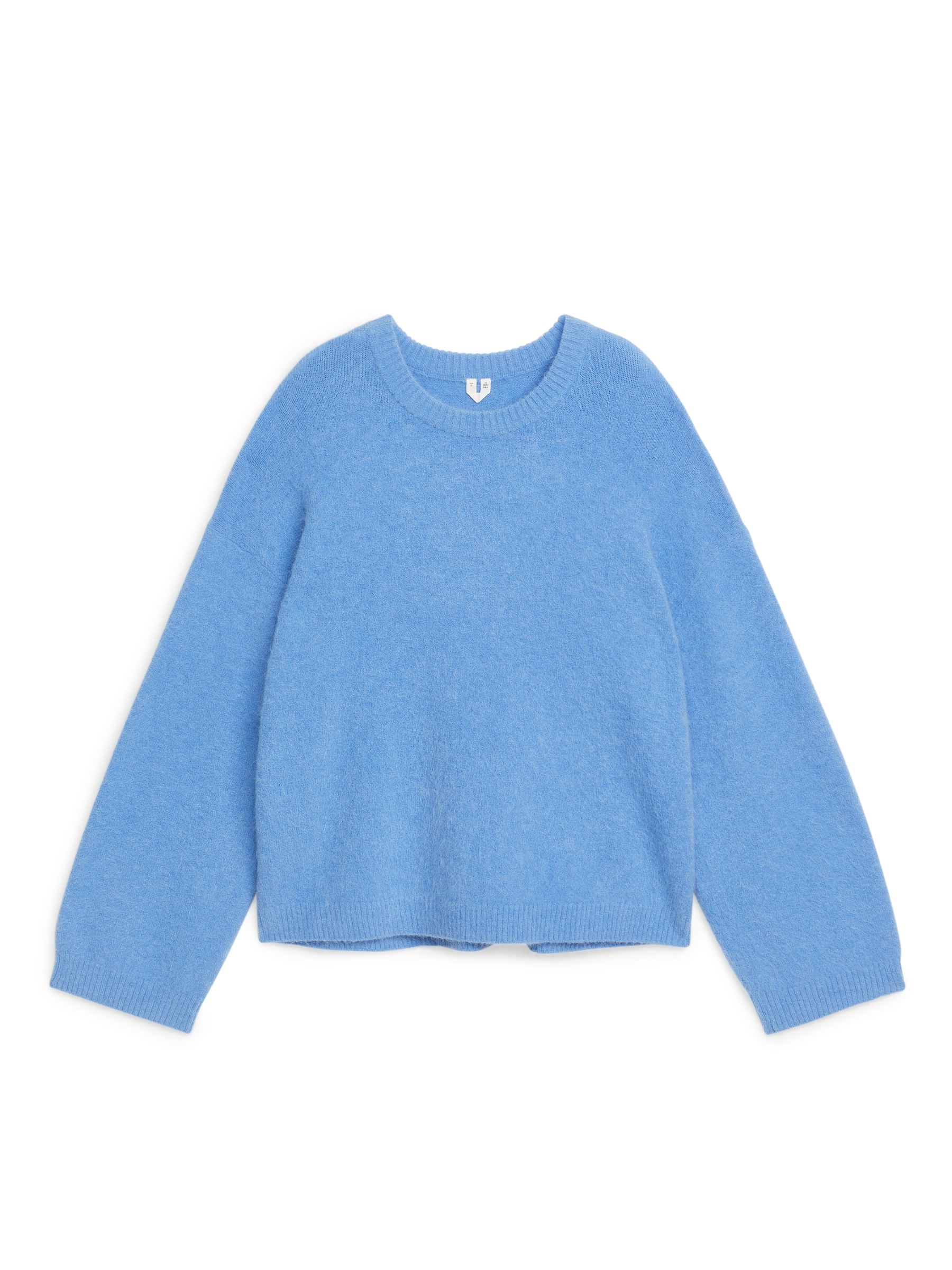 Jersey de mezcla de lana y alpaca - Blue - Corte holgado - Women - StillMedia/DescriptiveStillLife - 1