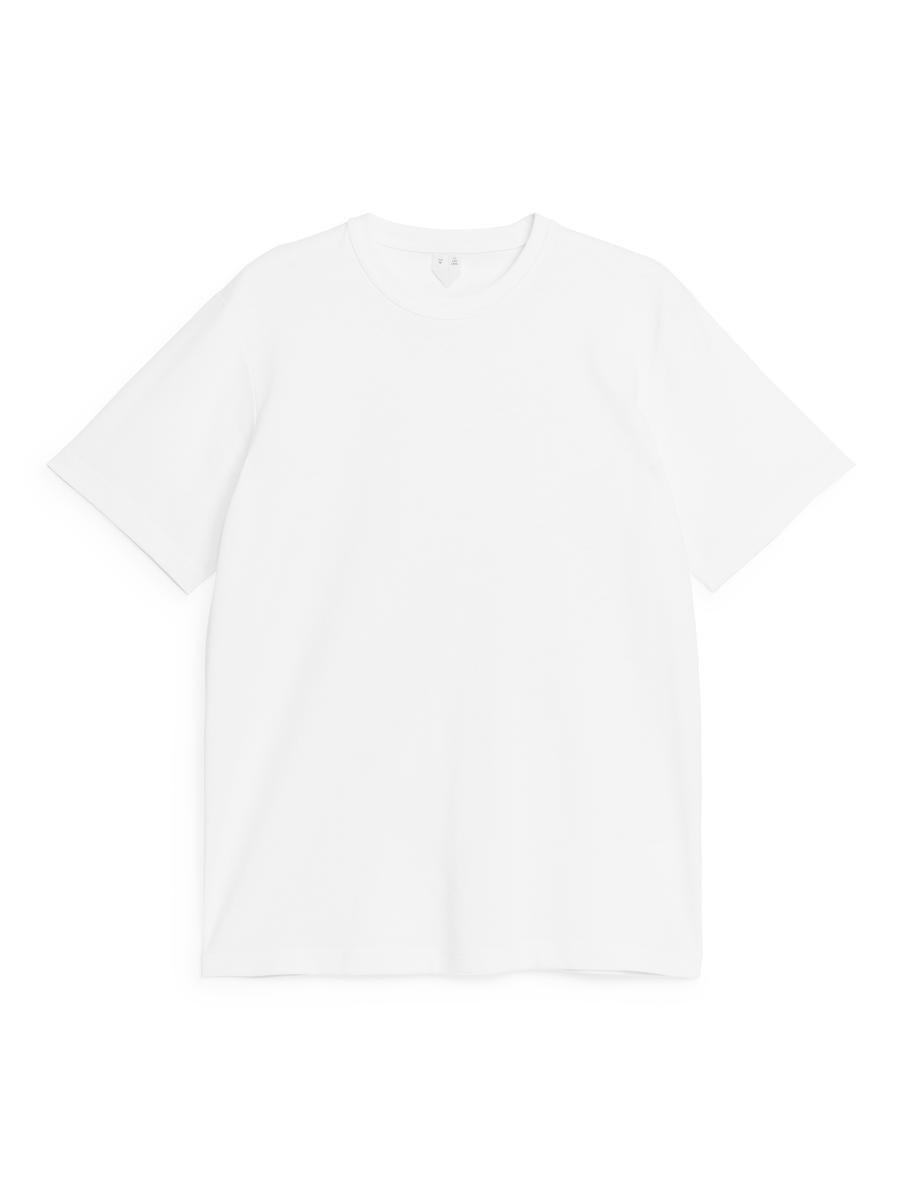 Cotton Linen T-Shirt - White - Regular fit - Men - 1220900001