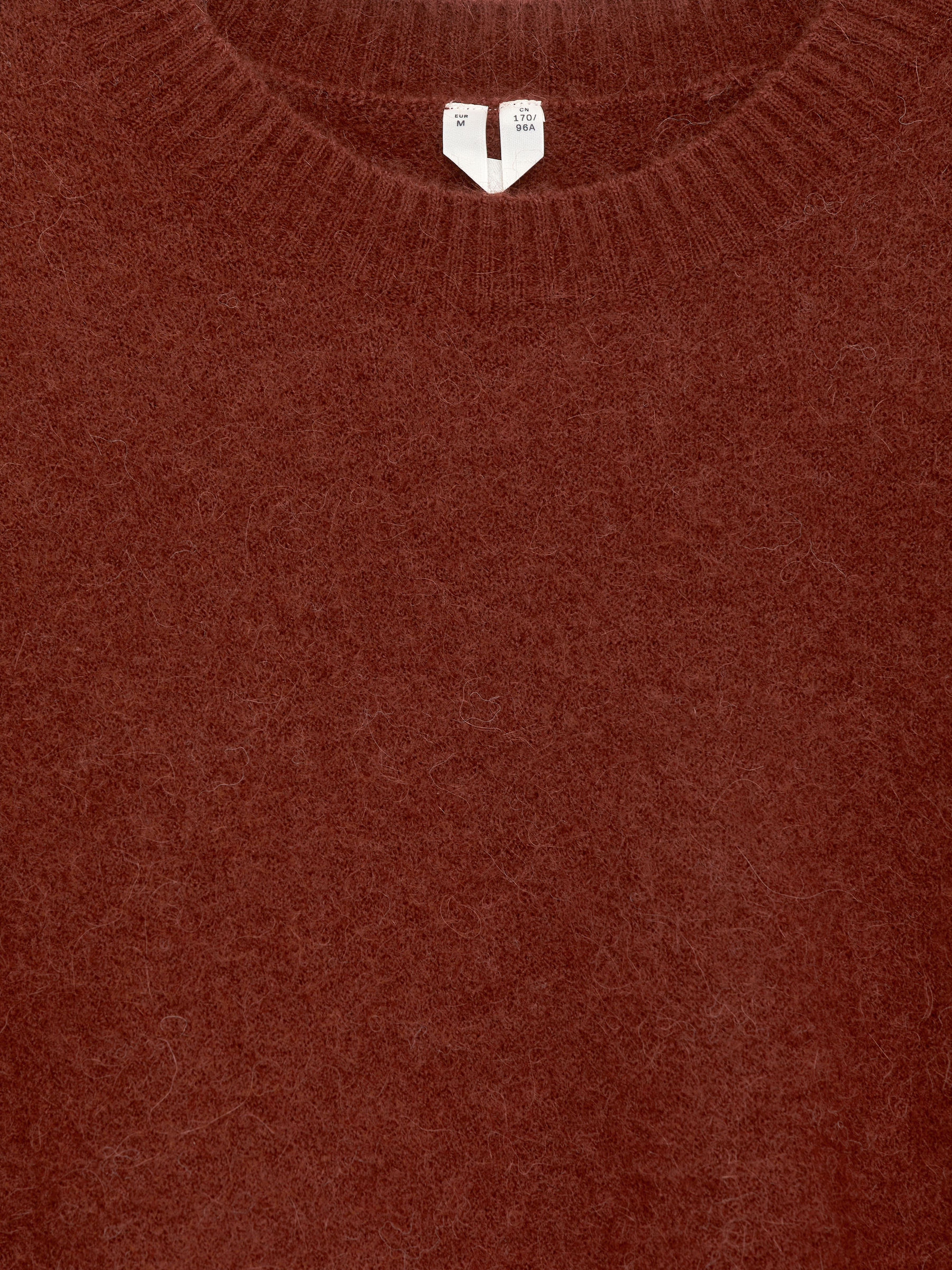 Alpaca-Wool Blend Jumper - Reddish Brown - Loose fit - Women - StillMedia/DescriptiveDetail - 1