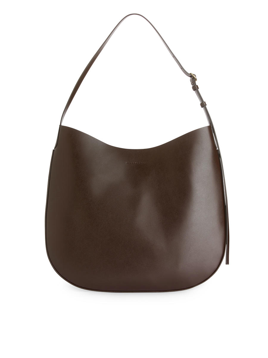 Crescent Shoulder Bag-#52453E-8291