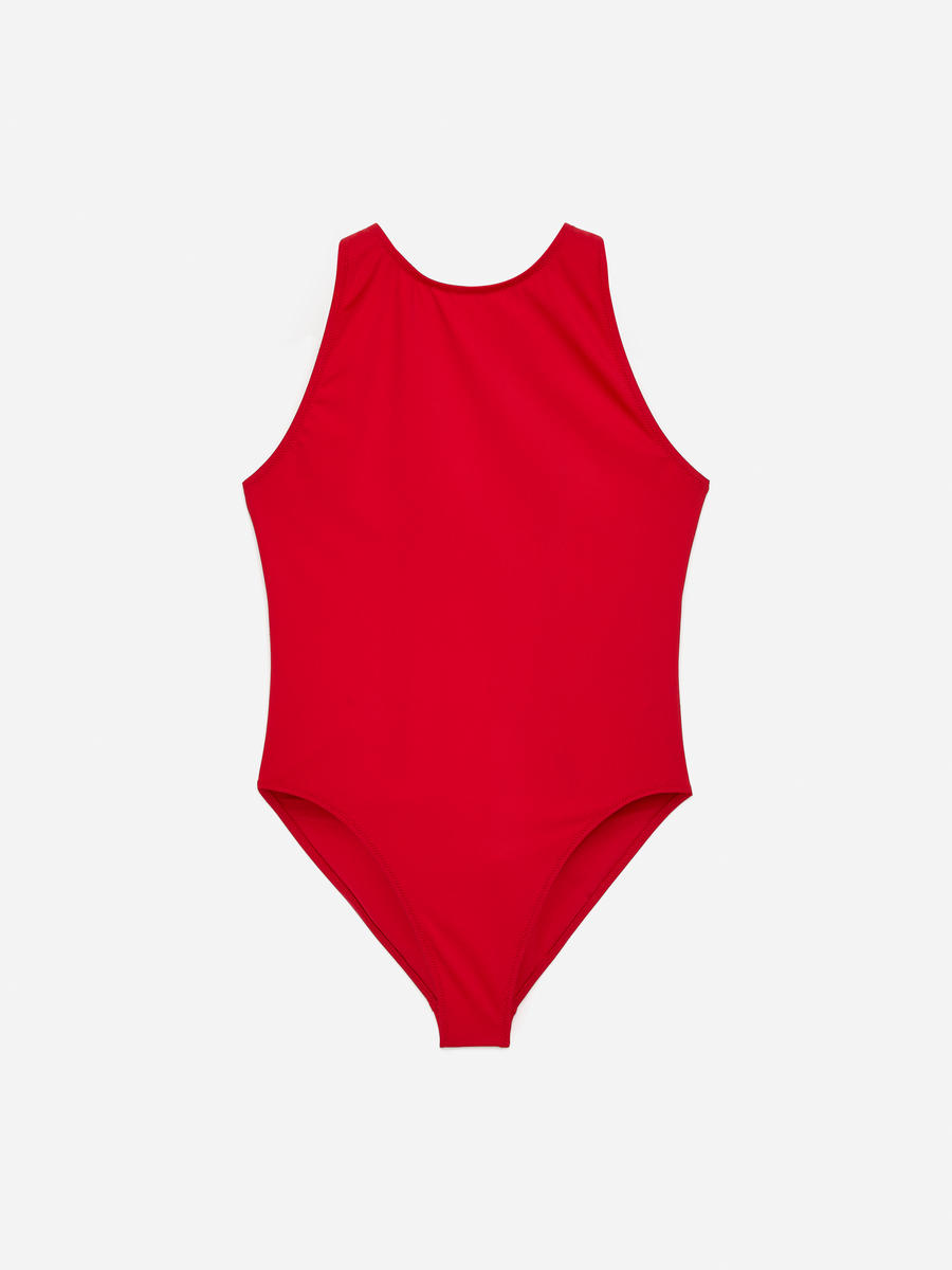 ARKET Women's  Racerback Swimsuit Red,  size 32