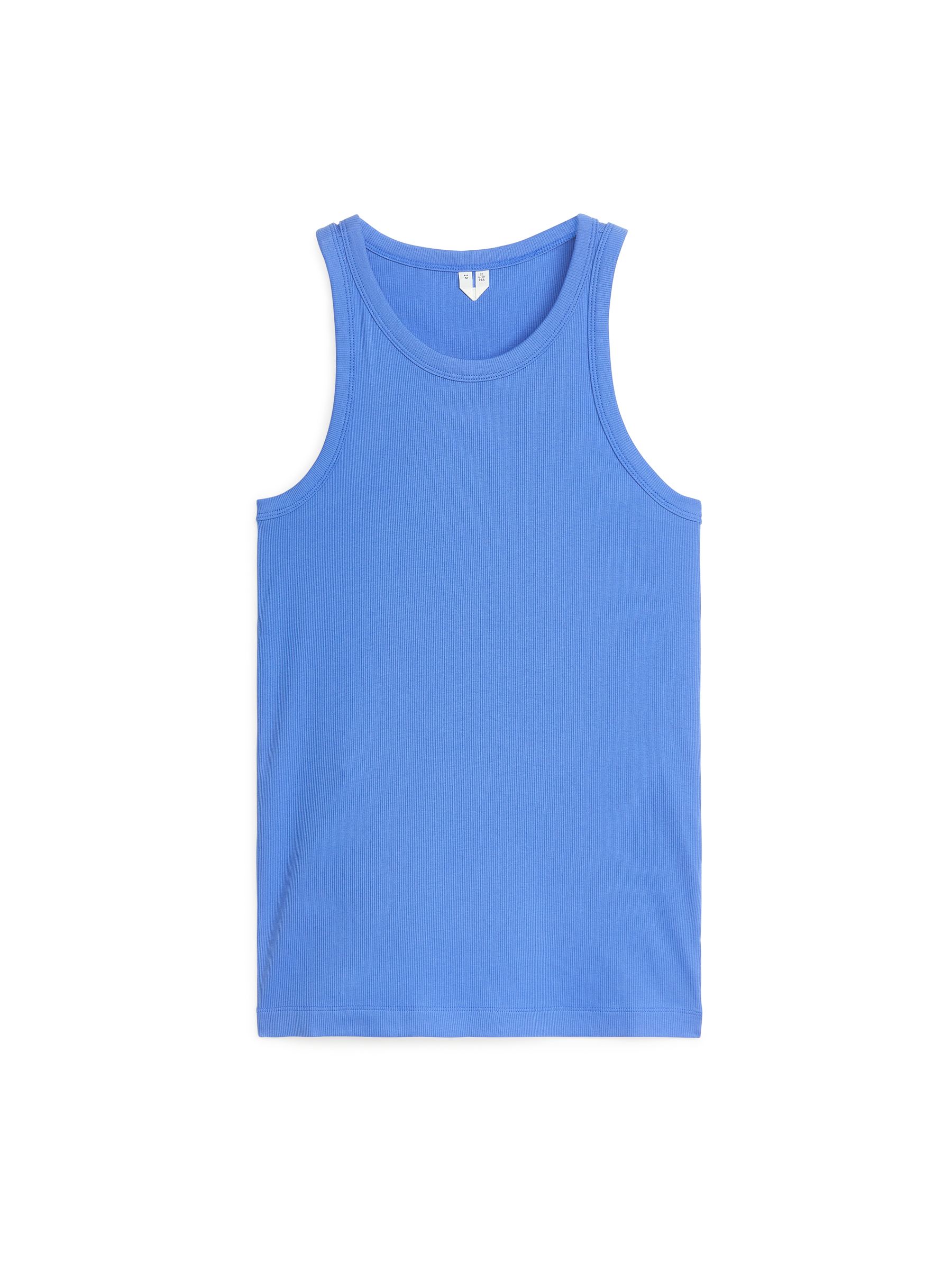Rippenträgerhemd mit Racerback - Blau - Regular Fit - Women - StillMedia/DescriptiveStillLife - 1