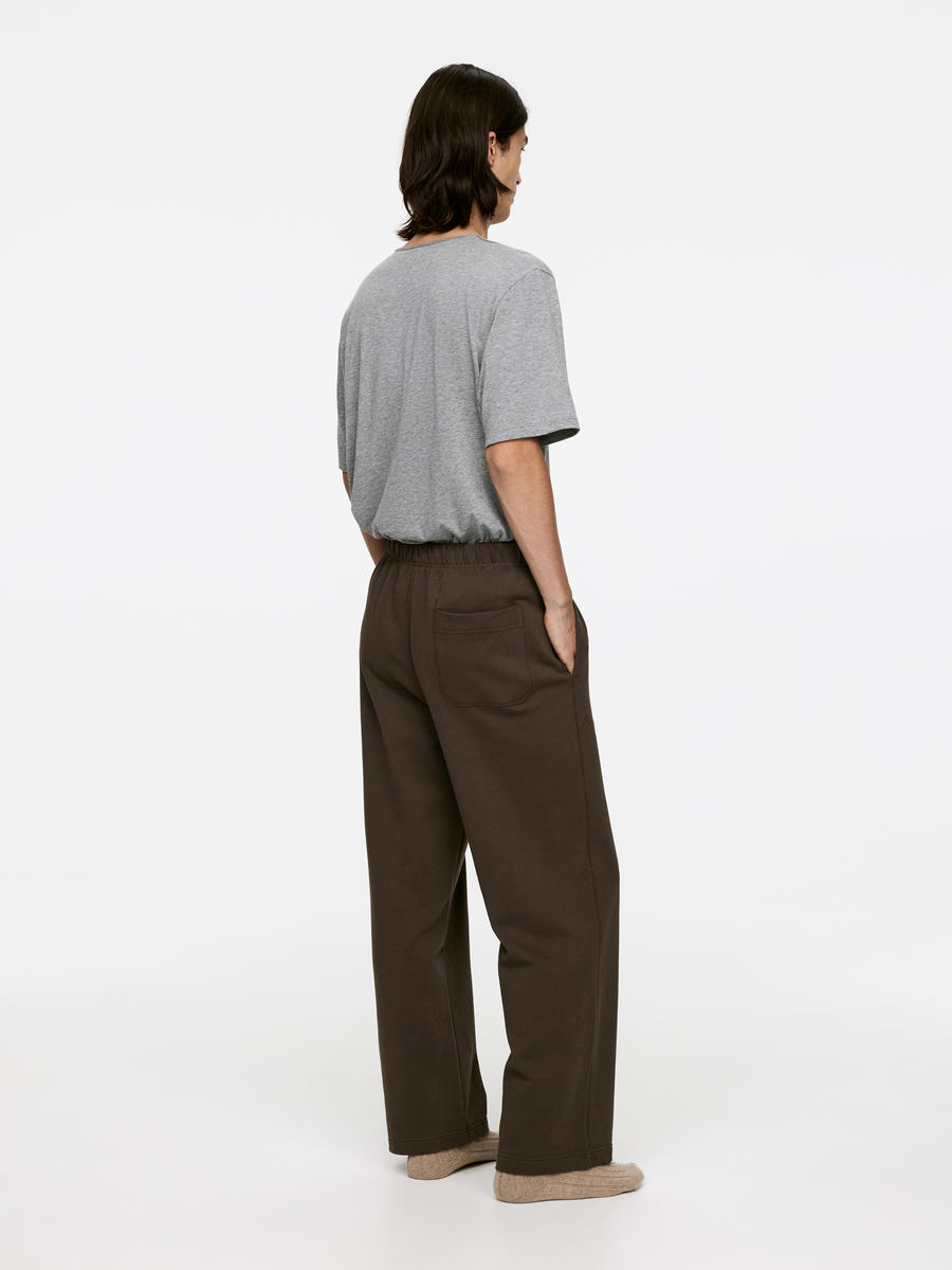 French Terry Sweatpants-#484240-13025