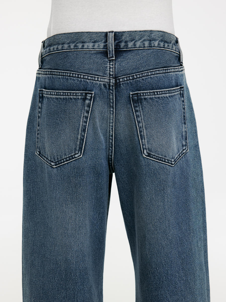 CLOUD Low Loose Jeans-#54586D-12386