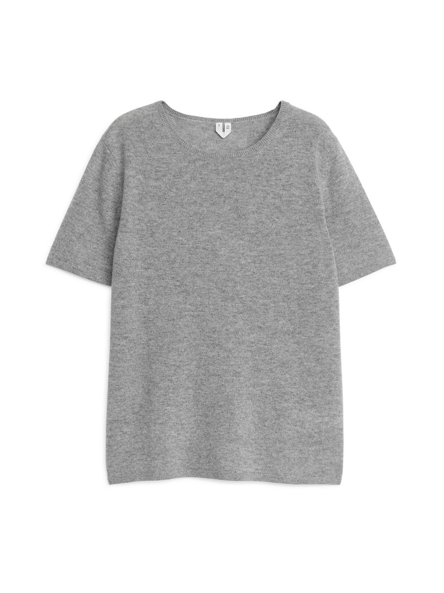 Cashmere T-Shirt-#848384-7995