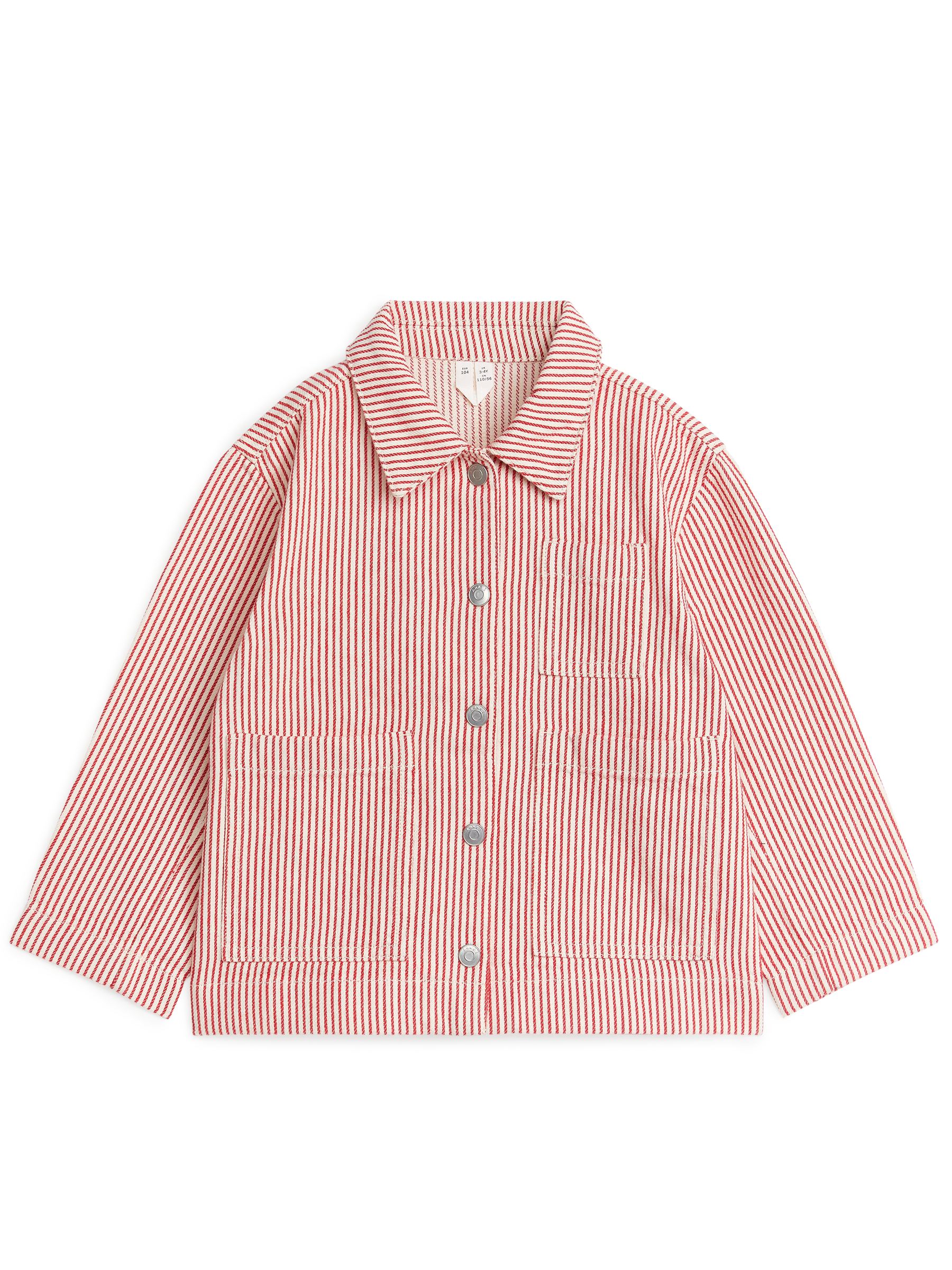 Chaqueta denim - Blanco/rojo - Oversized - Children - StillMedia/DescriptiveStillLife - 3