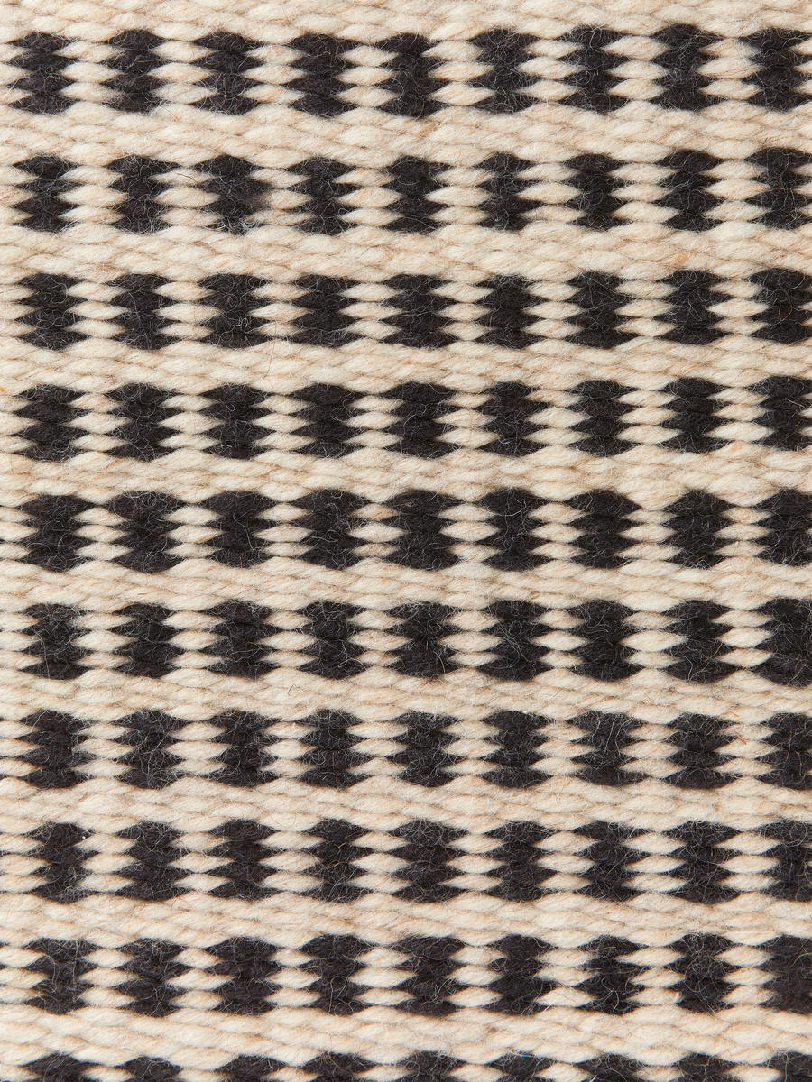 Wool Cotton Rug 70 x 180 cm-#272628-12807