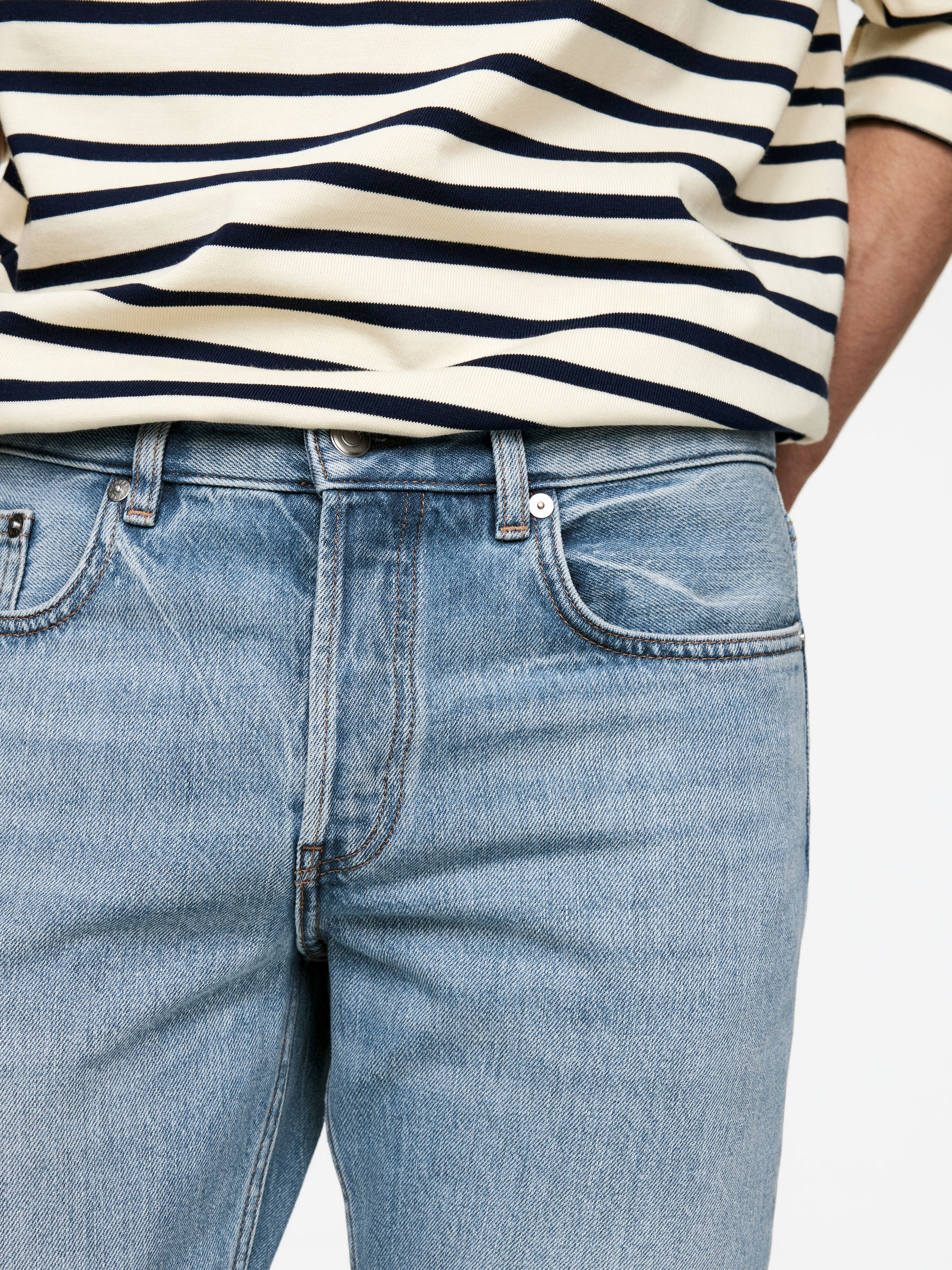 PARK Regular Straight Jeans-#A4B1D1-11616