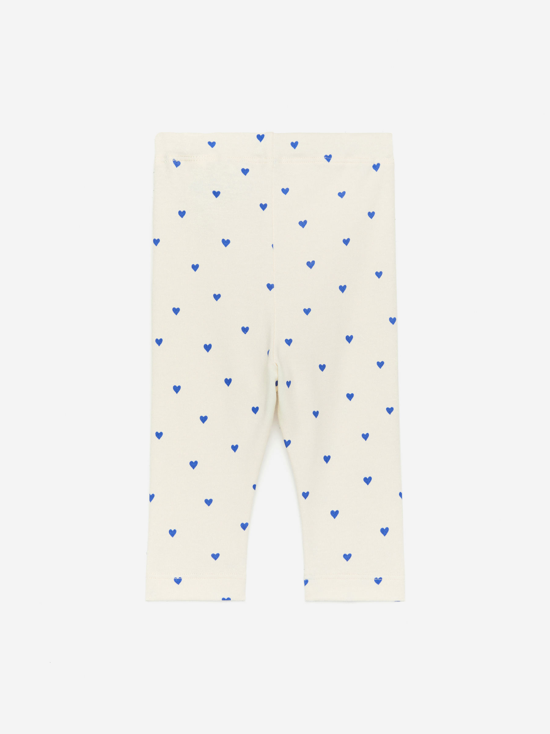 Jersey Leggings - Off White/Blue Hearts - Children - StillMedia/DescriptiveStillLife - 2