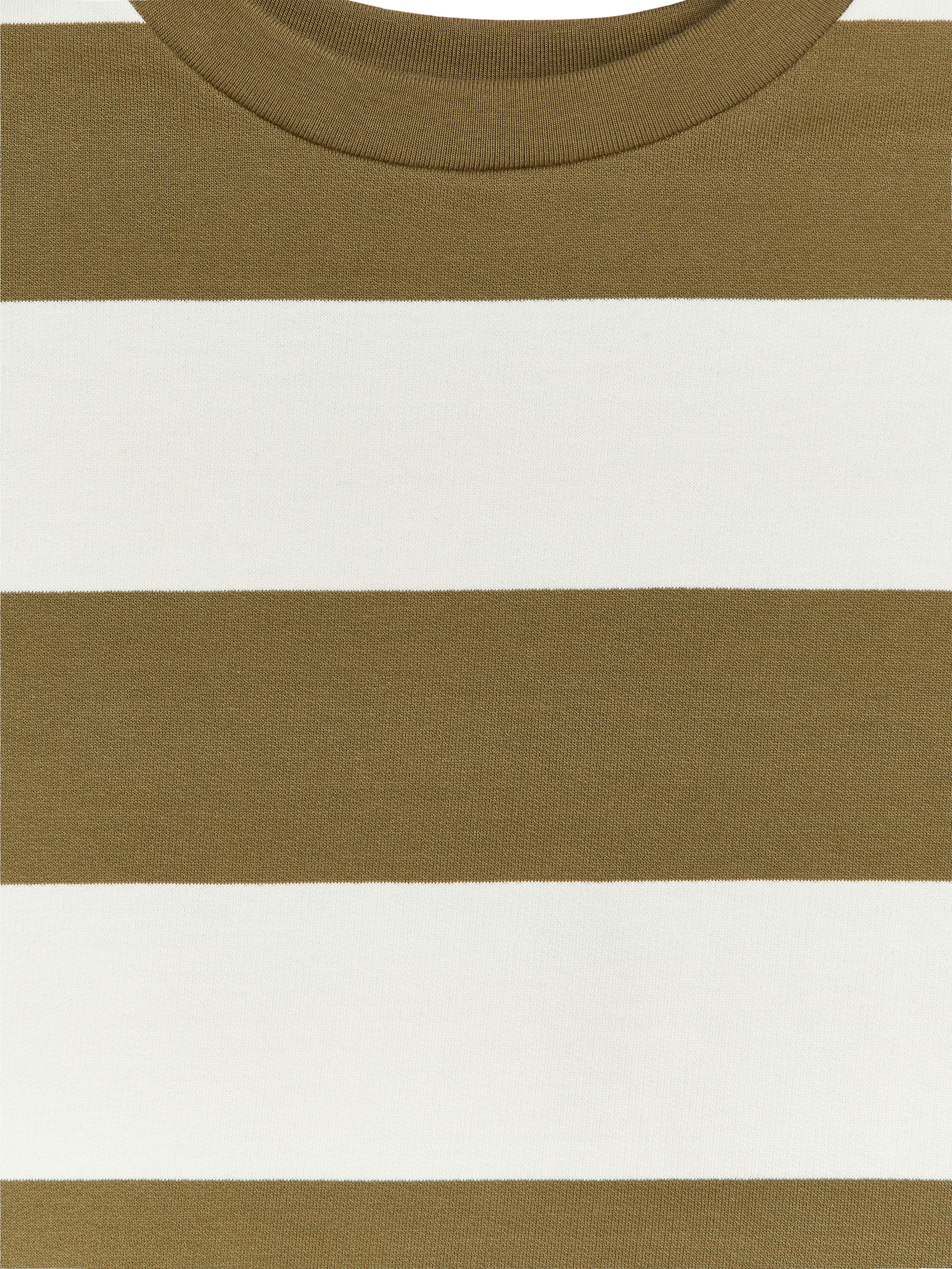Cotton Sweatshirt - Khaki Green/Off White - Regular fit - Children - StillMedia/DescriptiveDetail - 2