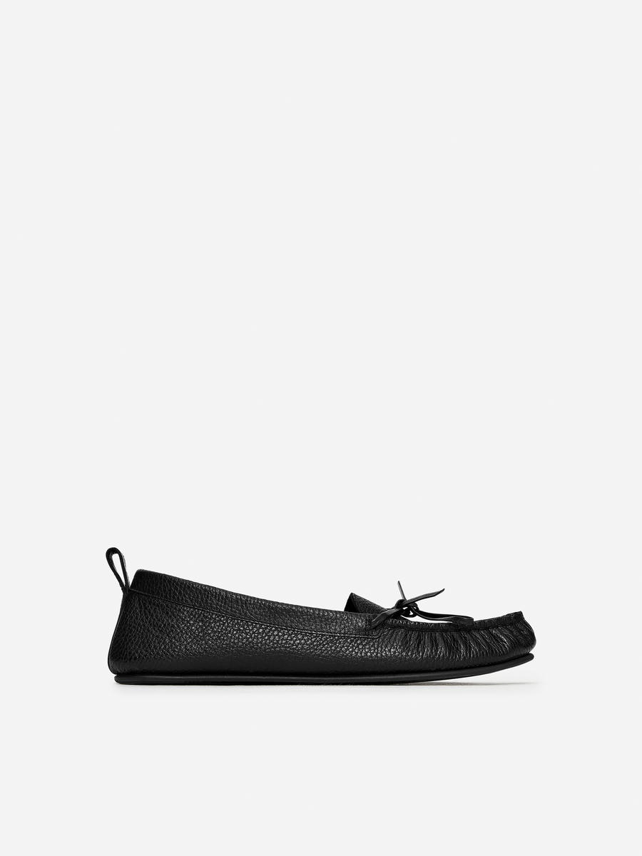 Loafer aus Leder-Schwarz-12465