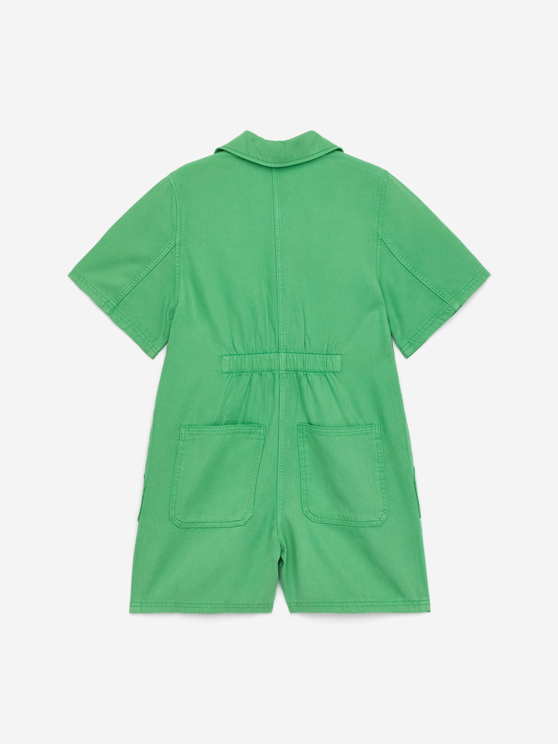 Short-Sleeve Jumpsuit - Green - Regular fit - Children - StillMedia/DescriptiveStillLife - 1