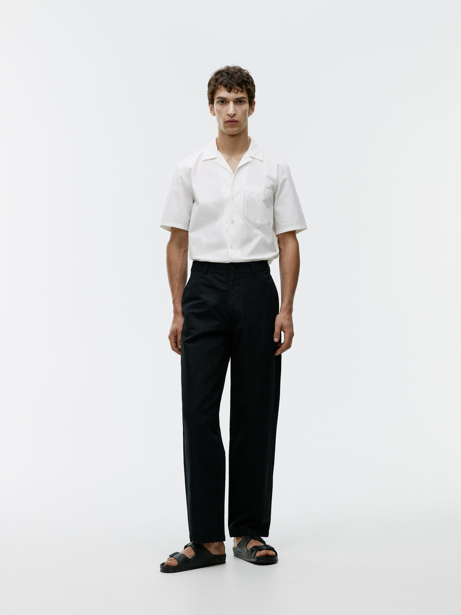 Cotton-Linen Trousers-#232327-13216