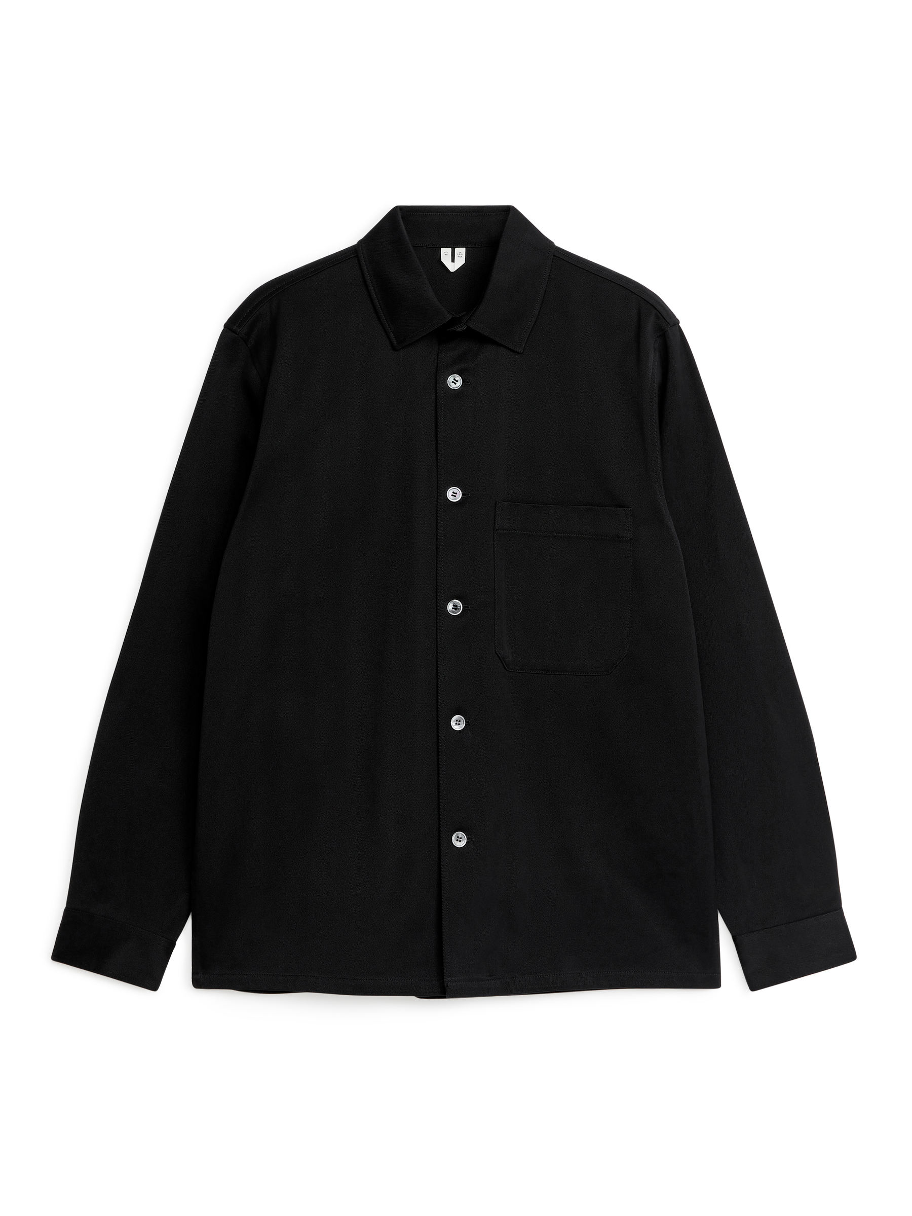 Twill Overshirt - Black - Oversized - Men - StillMedia/DescriptiveStillLife - 2