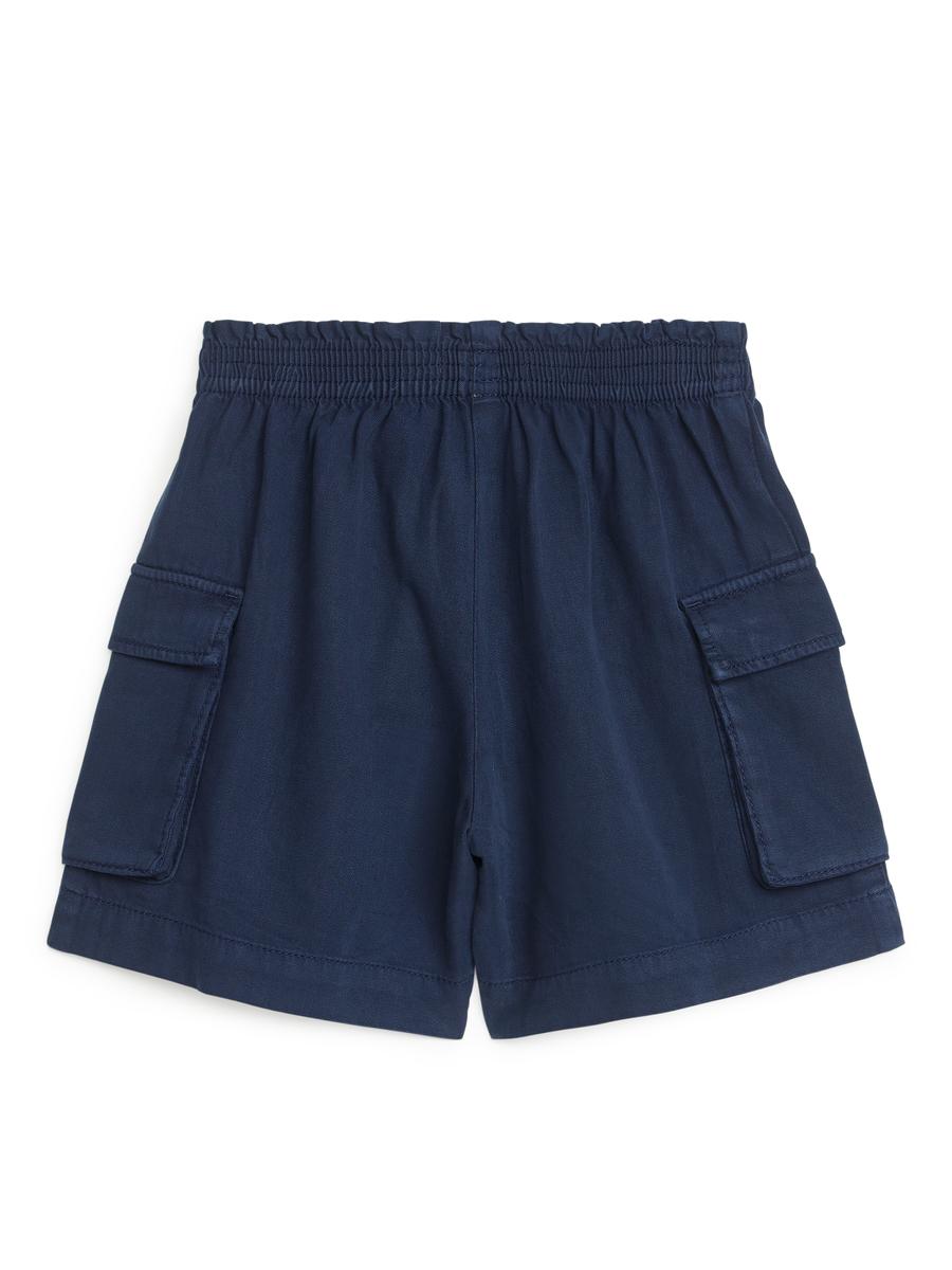 Utility-Shorts aus Lyocell-#23263B-6541