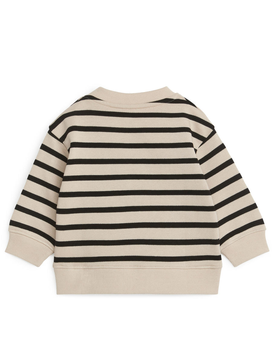 Cotton Sweatshirt - Beige/Black - Regular fit - Children - 1050970030