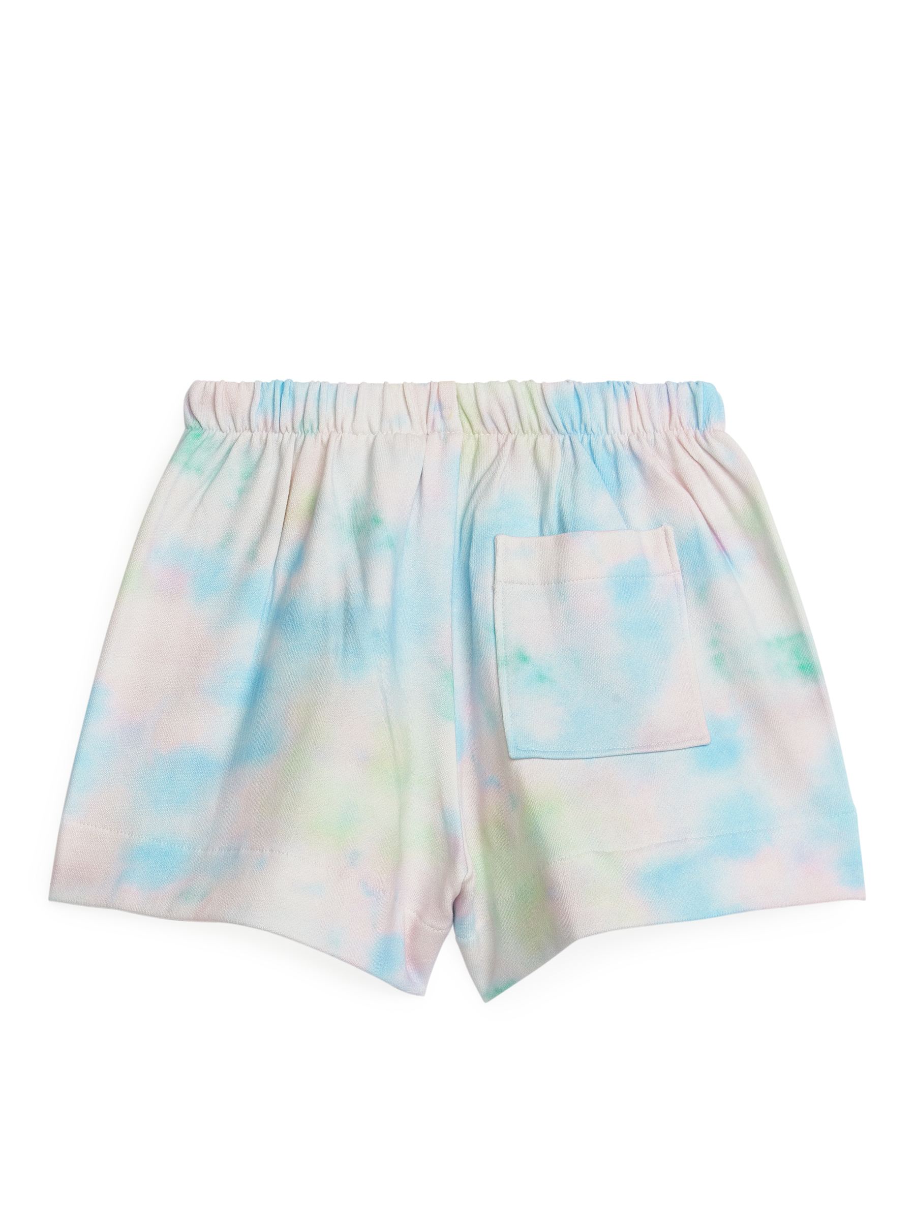 Pantalones cortos de rizo francés - Azul/tie-dye - Corte relajado - Children - StillMedia/DescriptiveStillLife - 2