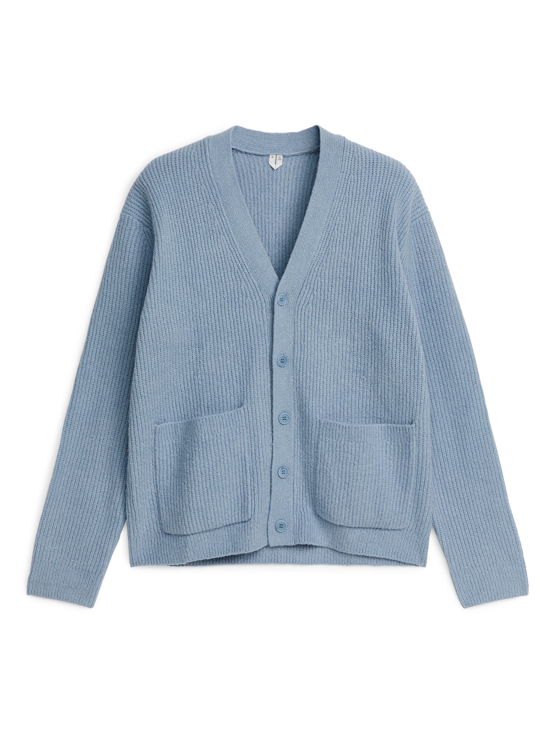 Cárdigan con cuello en V - Azul claro - Corte estándar - Men - StillMedia/DescriptiveStillLife - 1