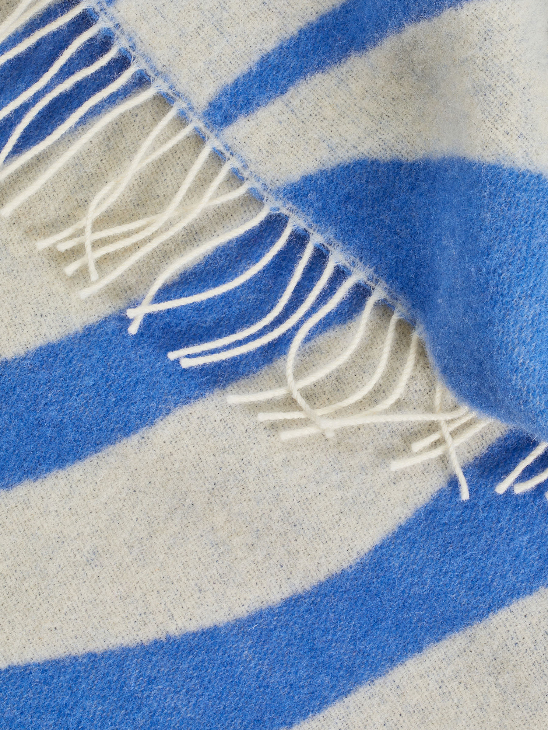 Klippan Wool Blanket – White/Blue – Homeware – ARKET NO