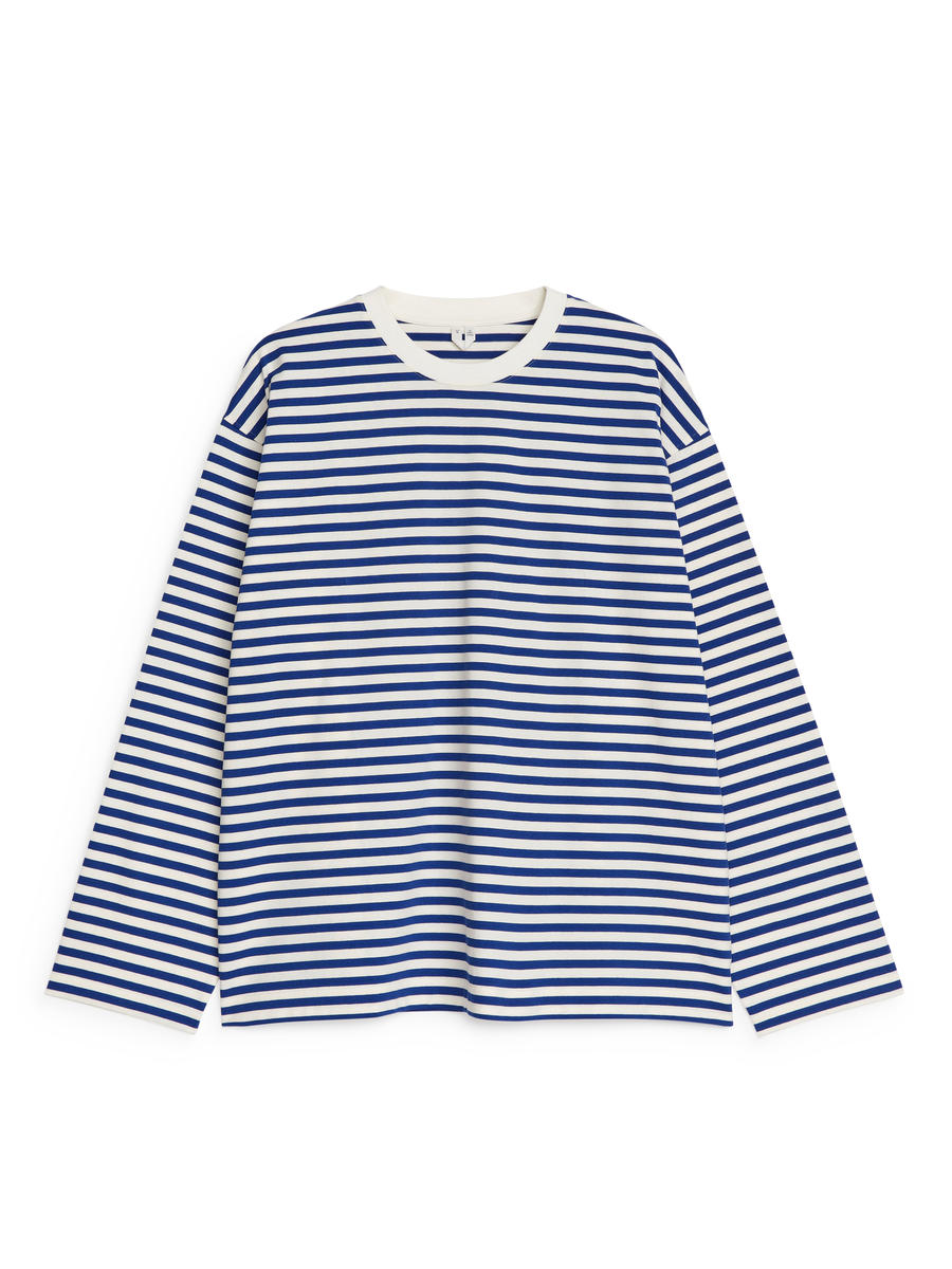 Striped T-Shirt-#3C4372-11678