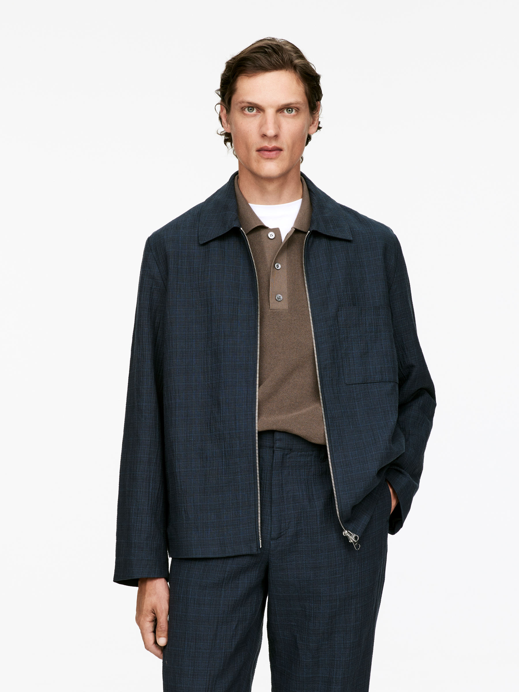 Seersucker Jacket-#272930-8274