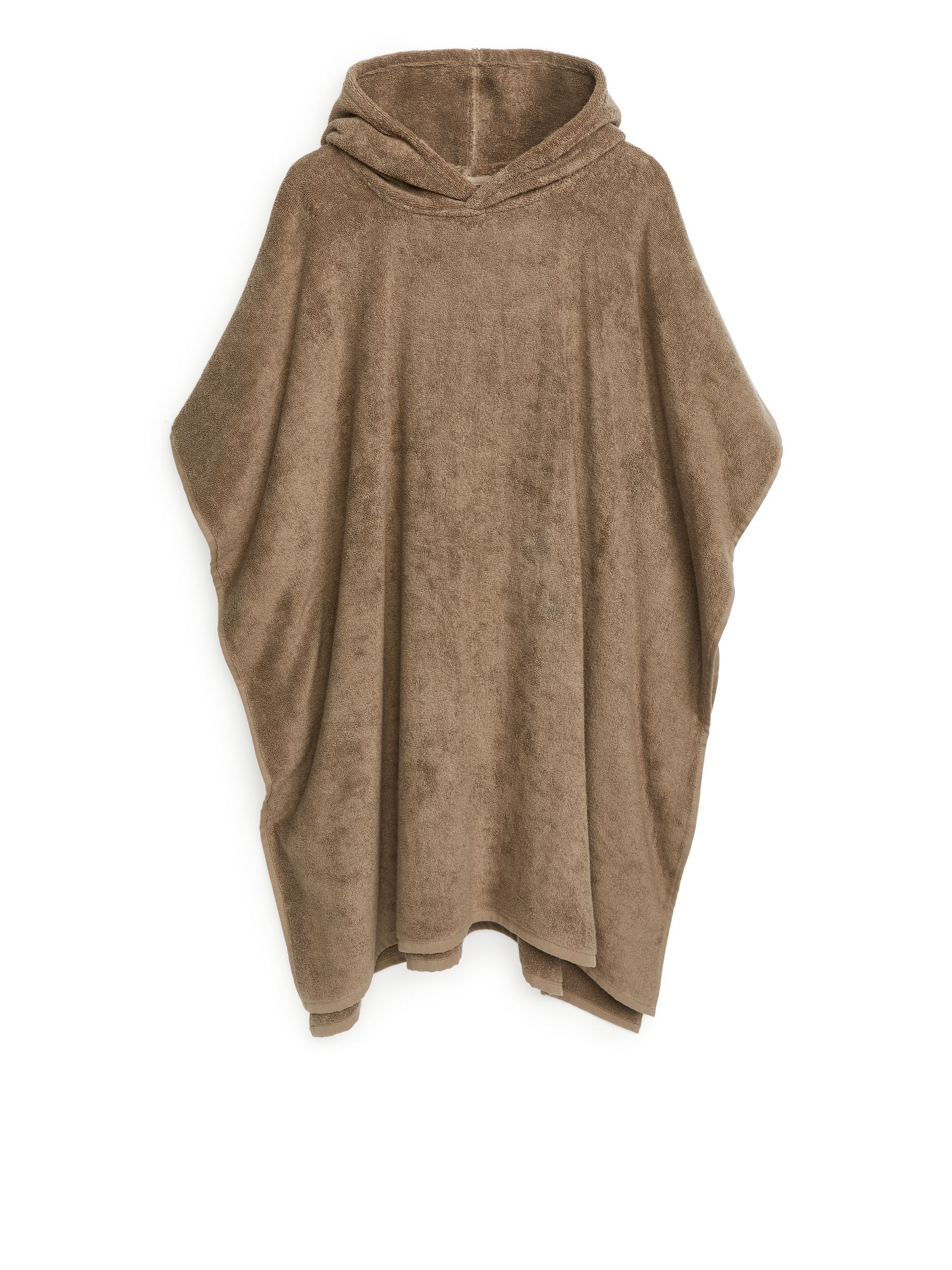 Towelling Poncho - Brown - Women - StillMedia/DescriptiveStillLife - 1