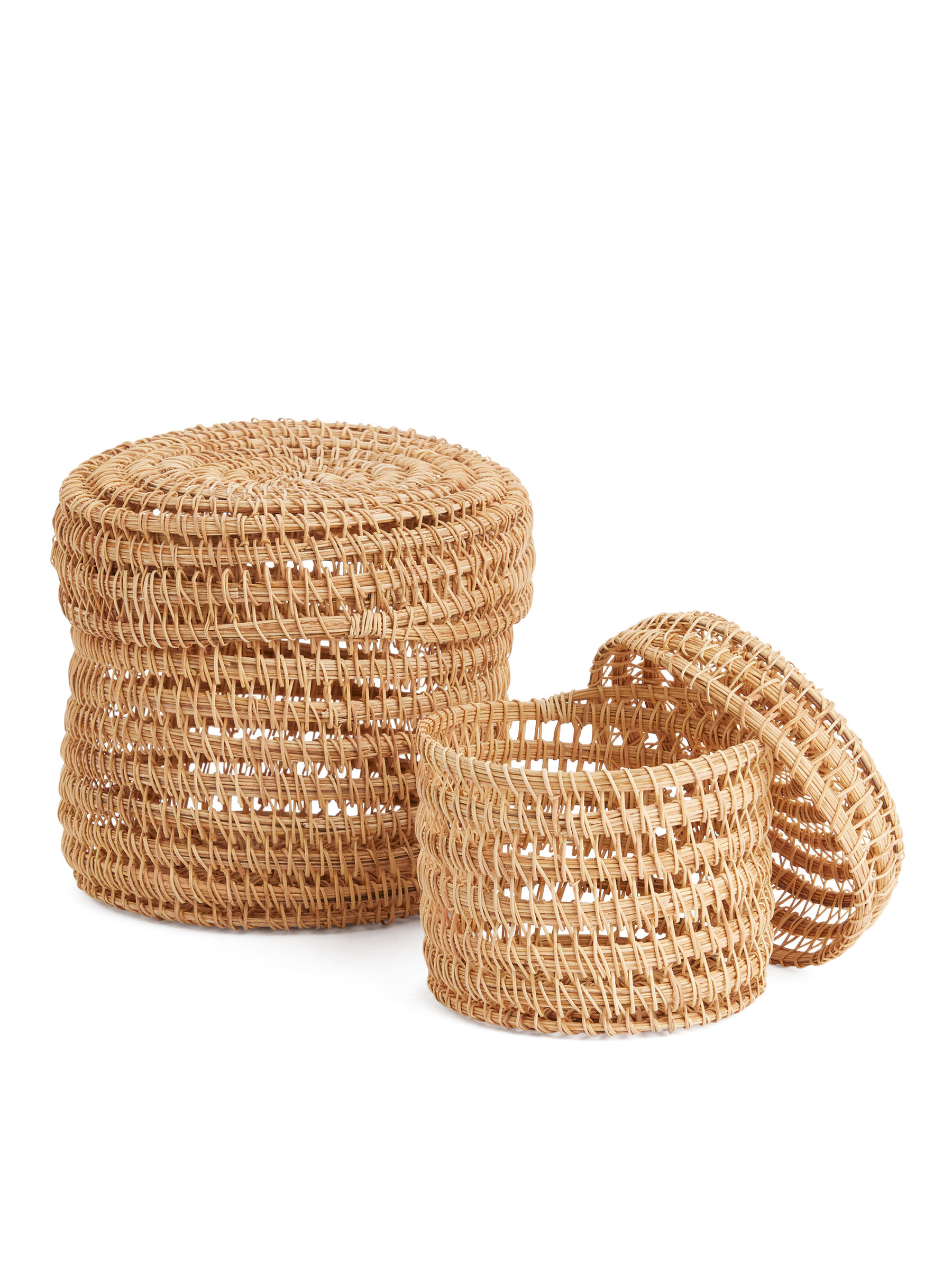 Woven Storage Basket - Natural - Homeware - StillMedia/DescriptiveStillLife - 3
