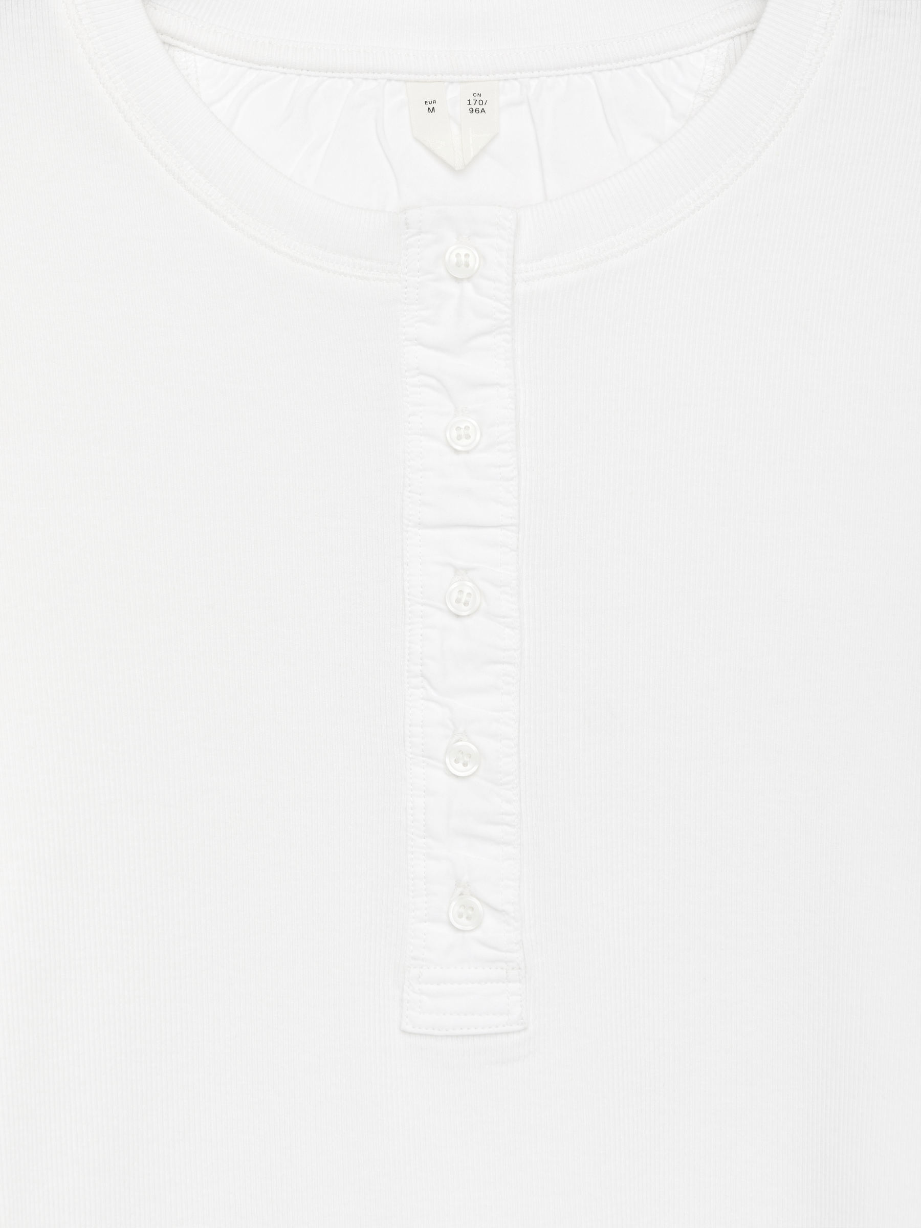 Buttoned T-Shirt - White - Slim fit - Women - StillMedia/DescriptiveDetail - 1