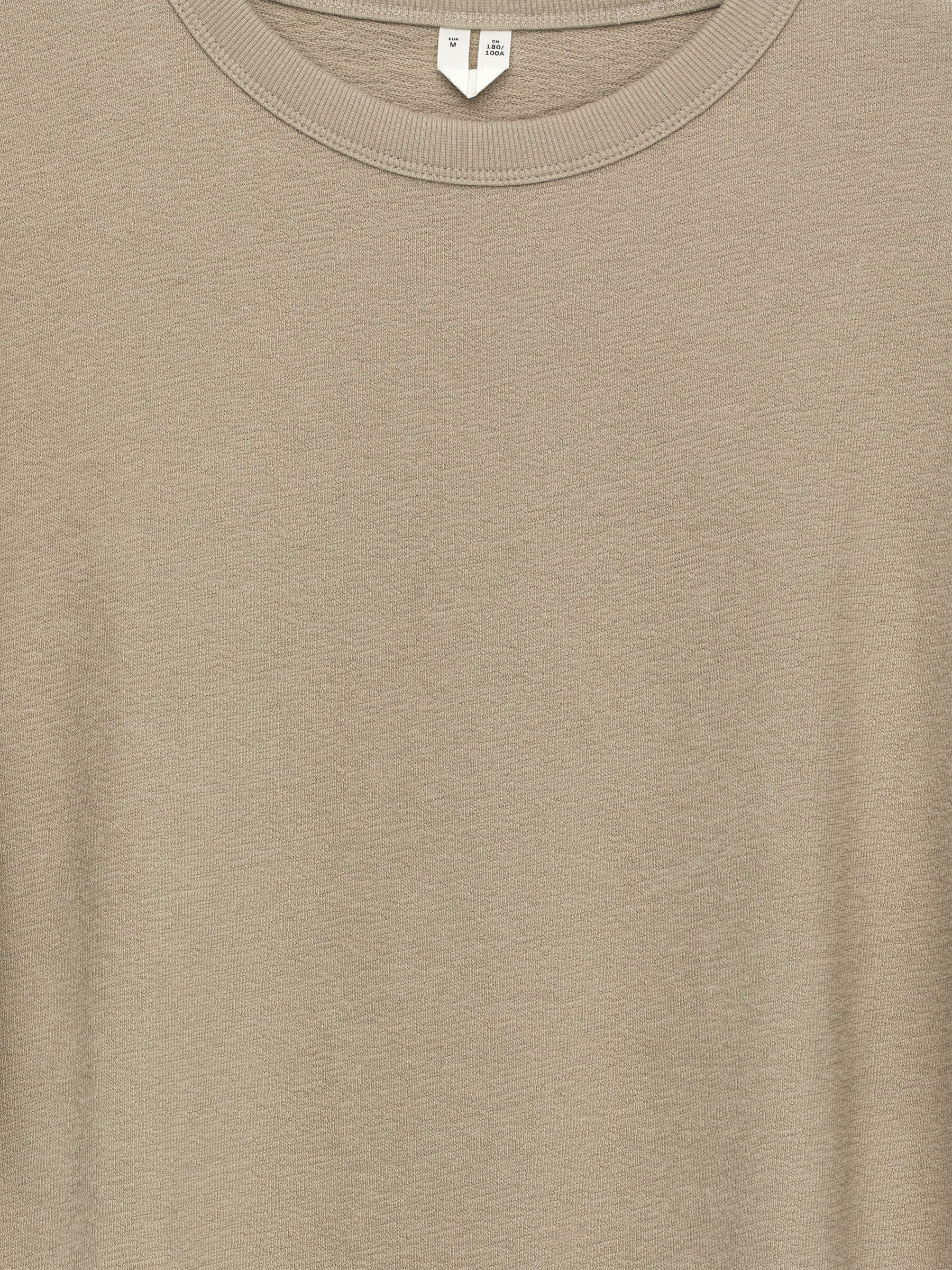Relaxed Bouclé T-Shirt - Beige - Loose fit - Men - StillMedia/DescriptiveDetail - 2