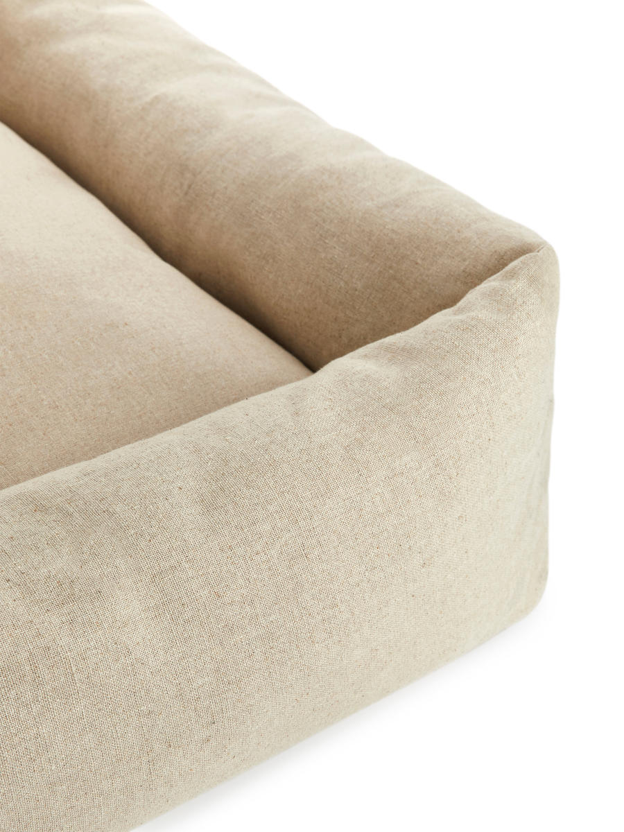 Padded Dog Bed Medium-#D0C2AA-7547