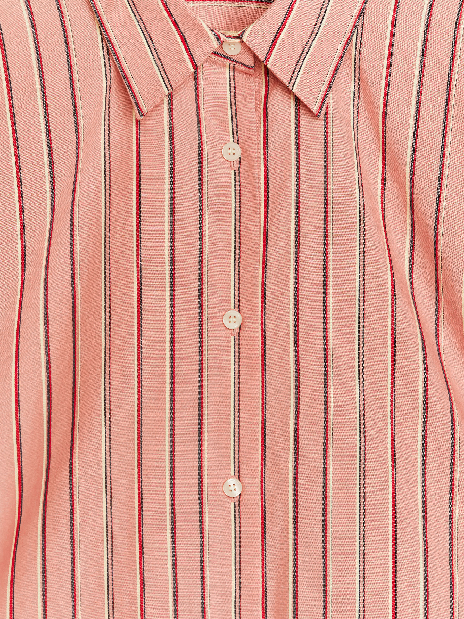 Poplinskjorta Relaxed Fit - Rosa/randig - Loose fit - Women - StillMedia/DescriptiveDetail - 1