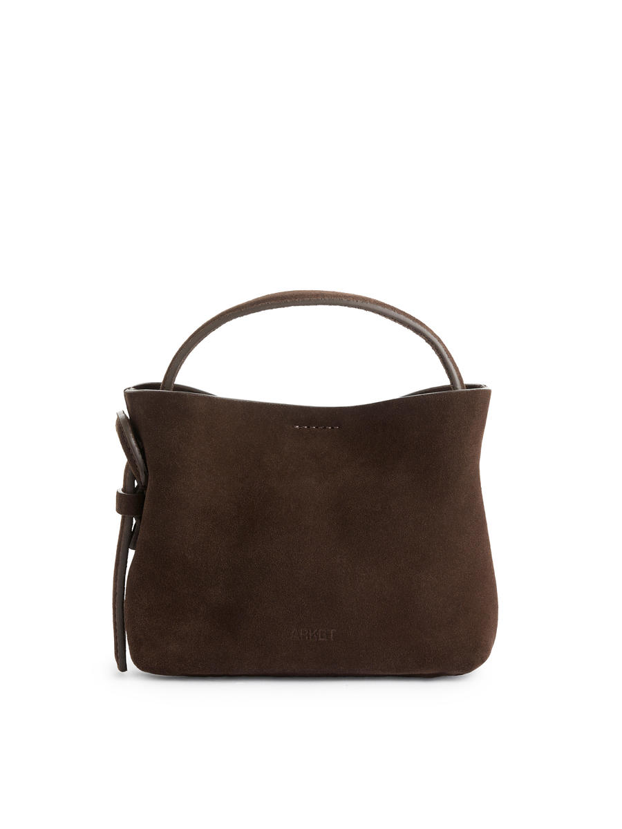 Suede Crossbody Bag Brown Women ARKET DK