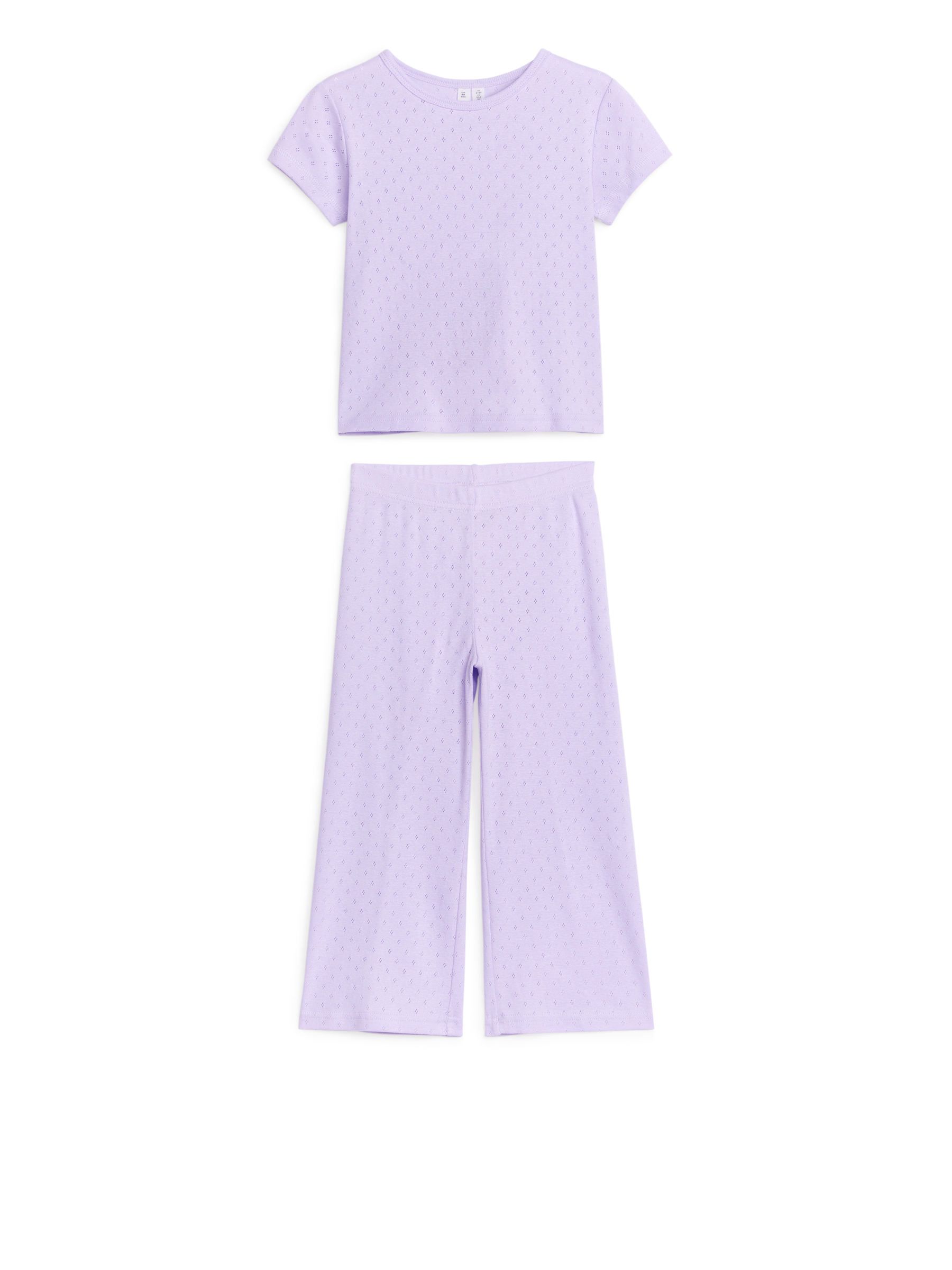 Pointellestickad pyjamas-#C1B3D3-6123