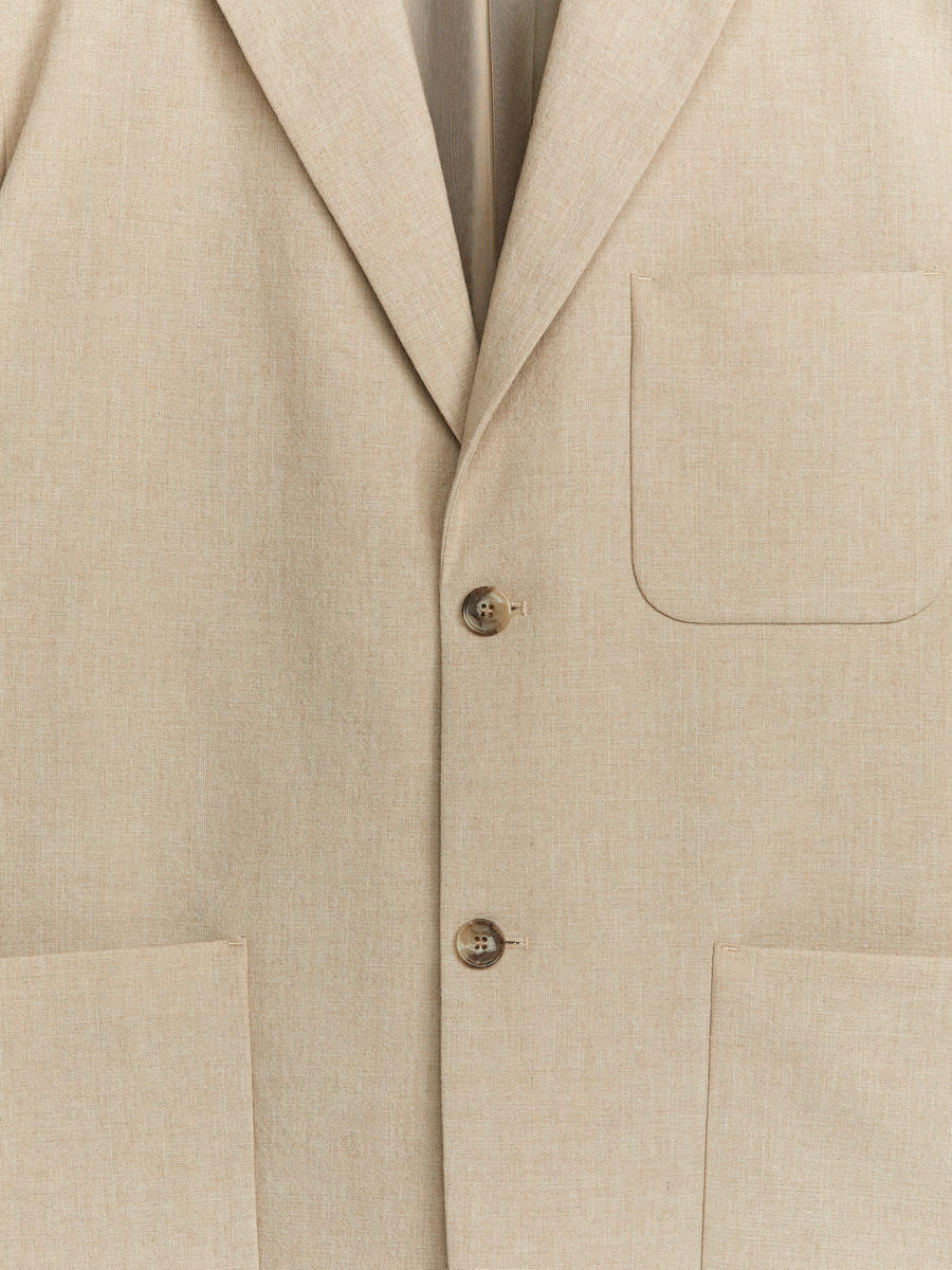 Textured Blazer - Beige - Regular fit - Men - 1214033001