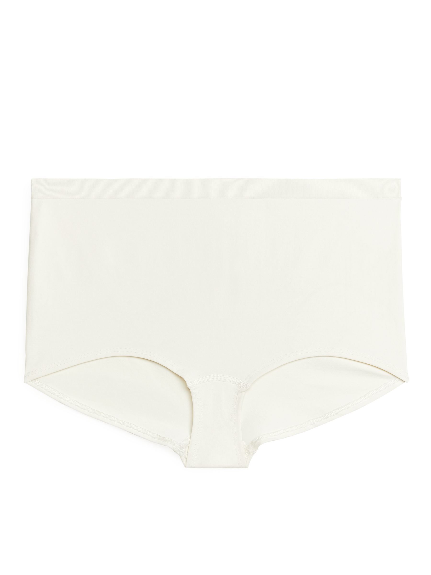 Shorty a vita alta senza cuciture - Bianco - Slim fit - Women - StillMedia/DescriptiveStillLife - 3