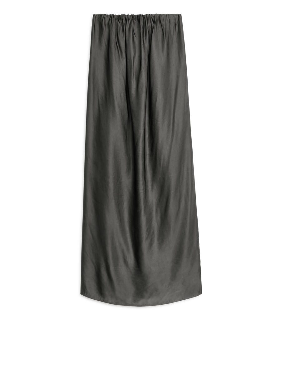 Bandeau Dress - Dark Grey - Women - 1211710001