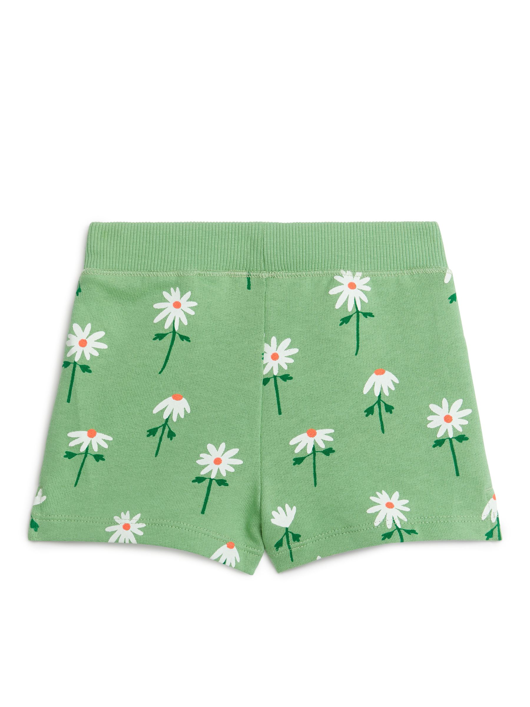 Shorts mit Print - Grün/Blumen - Relaxed Fit - Children - StillMedia/DescriptiveStillLife - 2
