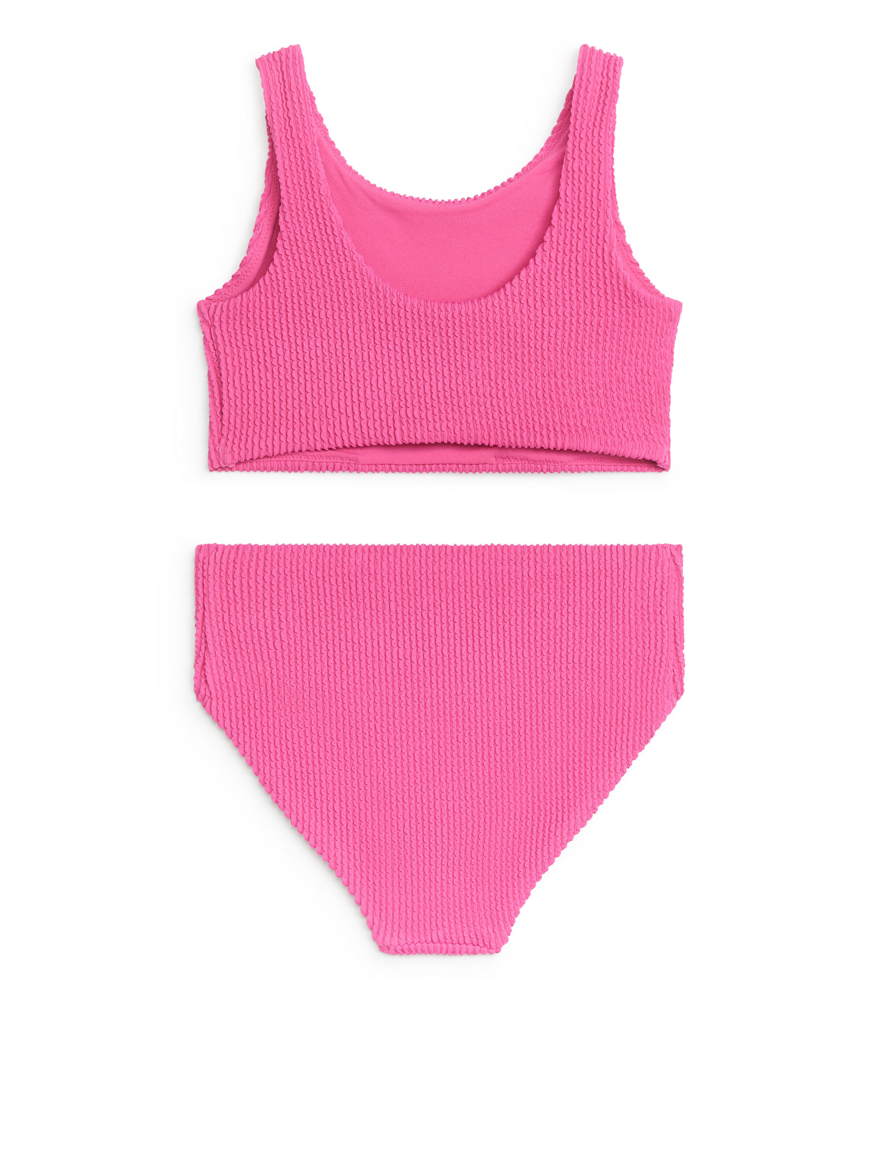 Bikini aus Seersucker - Rosa - Regular Fit - Kinder - StillMedia/DescriptiveStillLife - 1