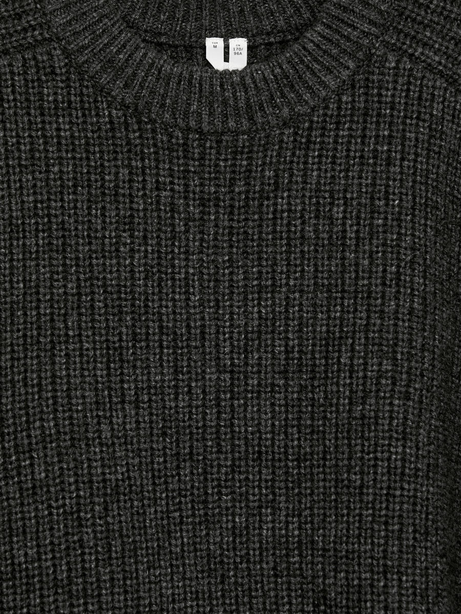 Merino Jumper-#6F6767-13518