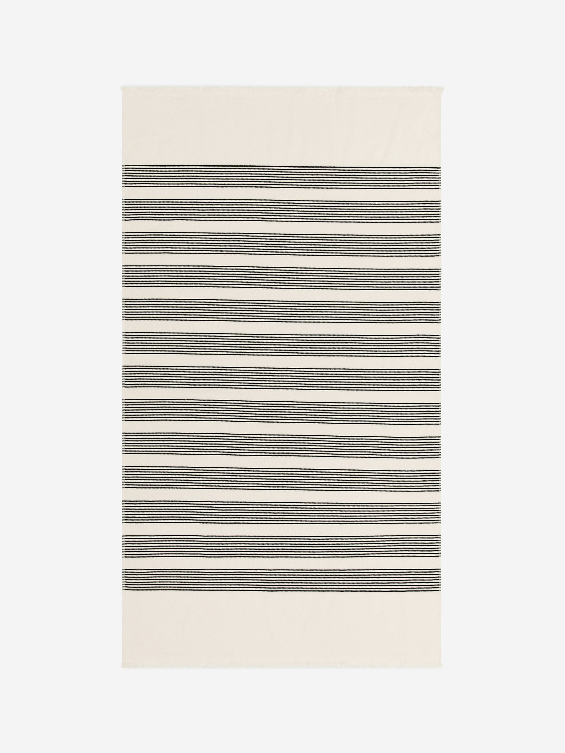 Bath Towel 100 x 180 cm - Off White/Black - Homeware - StillMedia/DescriptiveDetail - 3