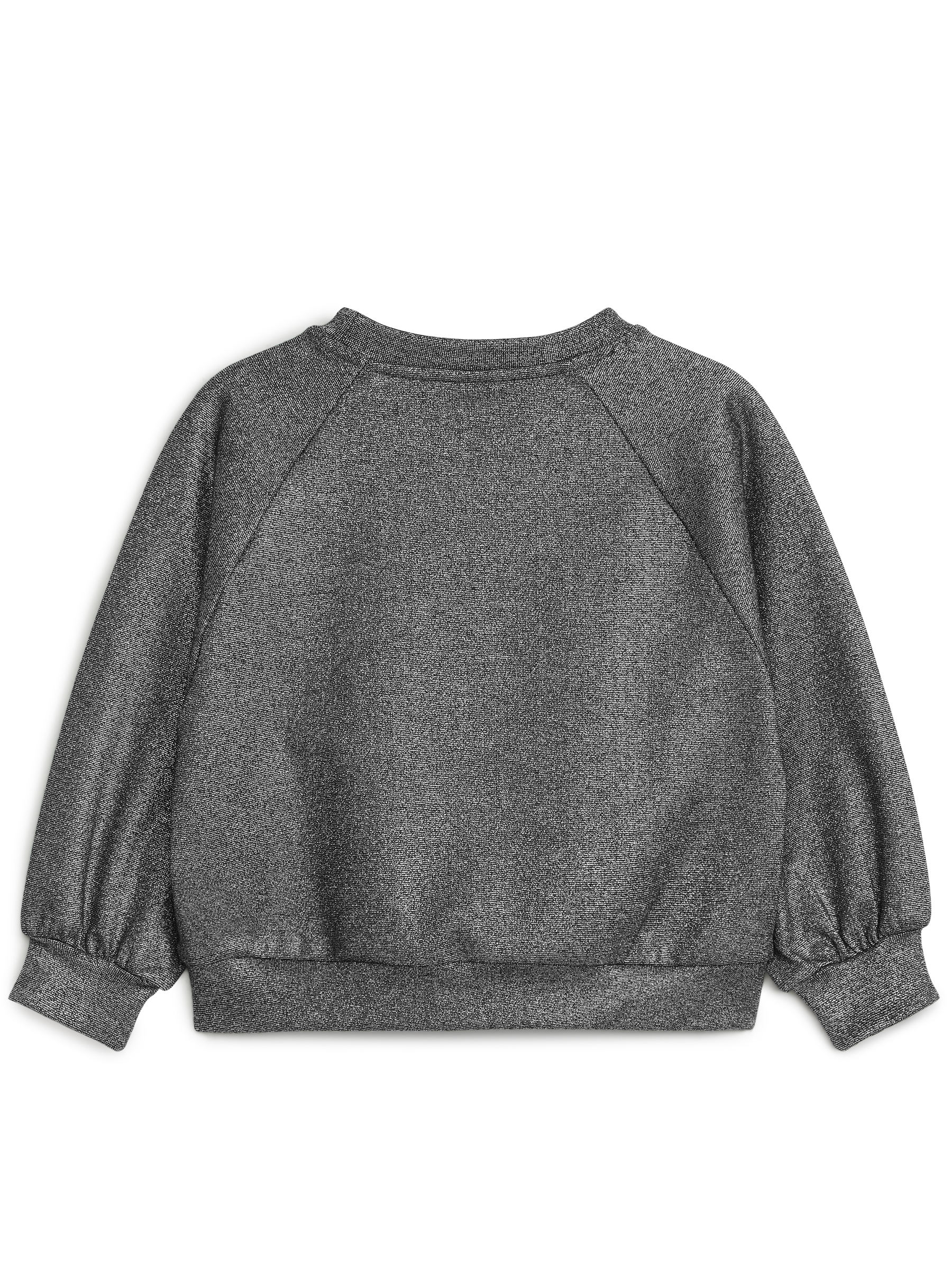 Sudadera con efecto brillante - Negro/plateado - Oversized - Children - StillMedia/DescriptiveStillLife - 2