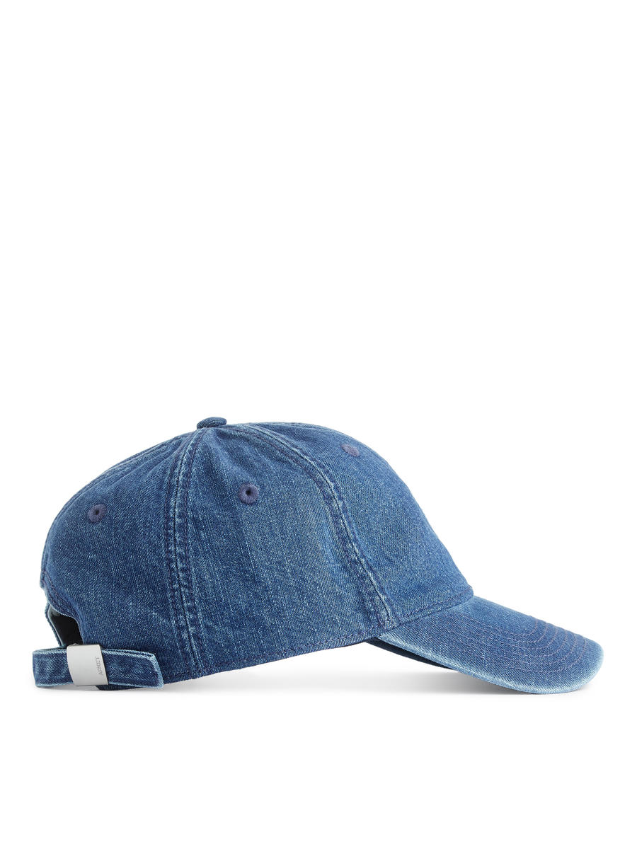 Denim Cap - Mid Blue - Men - 1147694004